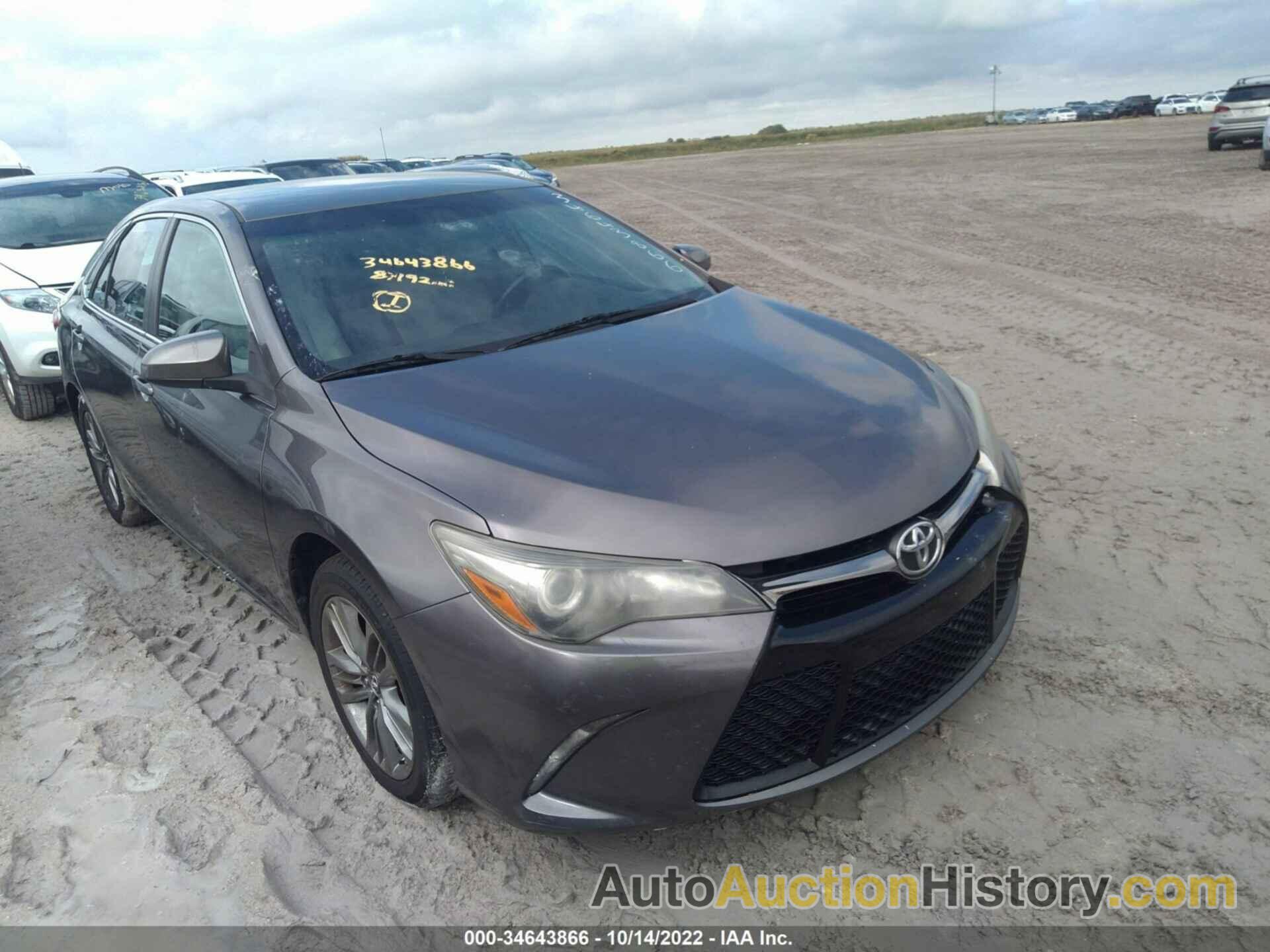 TOYOTA CAMRY XLE/SE/LE/XSE, 4T1BF1FK4GU213716