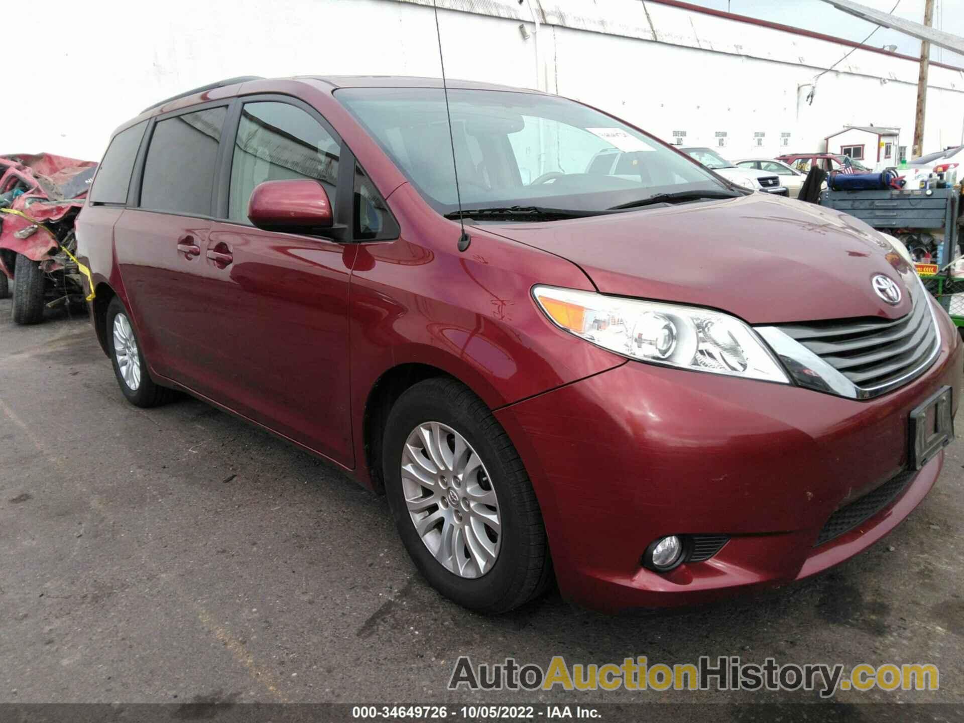 TOYOTA SIENNA XLE AAS/XLE/LTD, 5TDYK3DC5DS317665