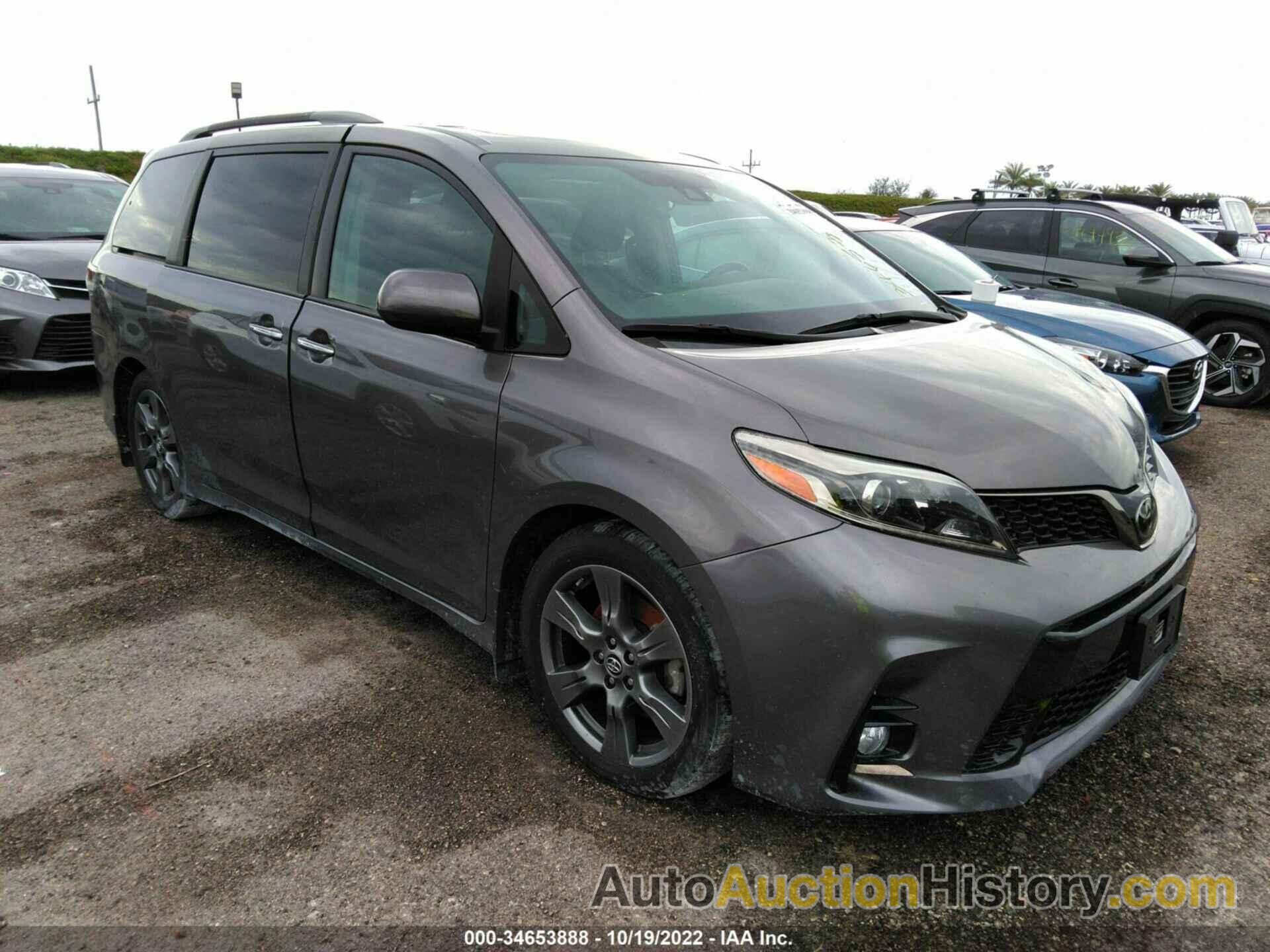 TOYOTA SIENNA SE, 5TDXZ3DC6KS008923