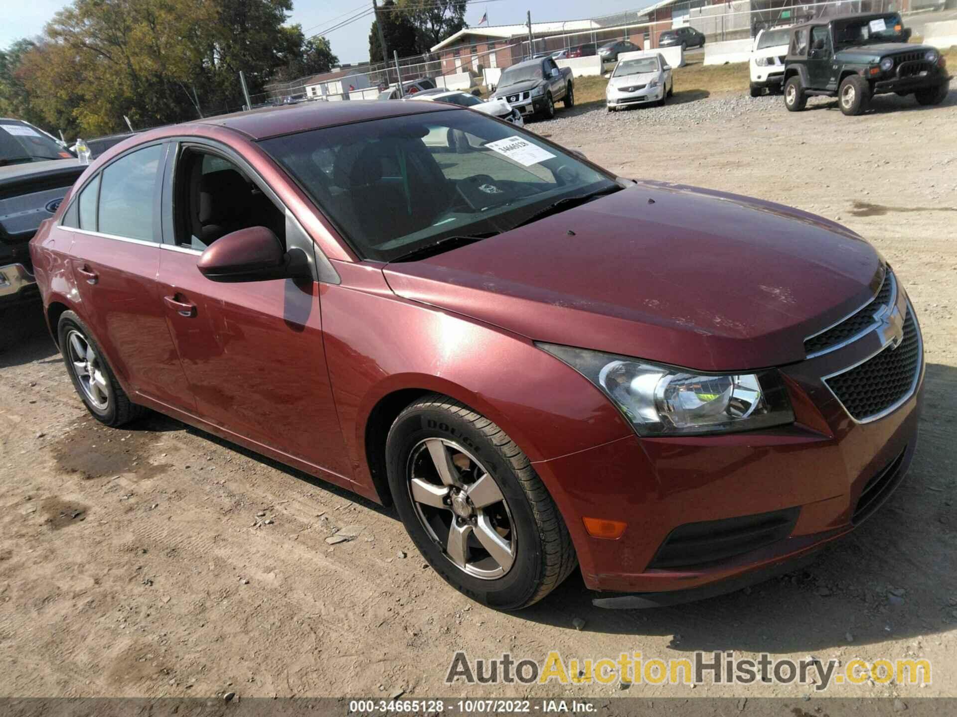 CHEVROLET CRUZE LT W/1LT, 1G1PF5SC2C7208970