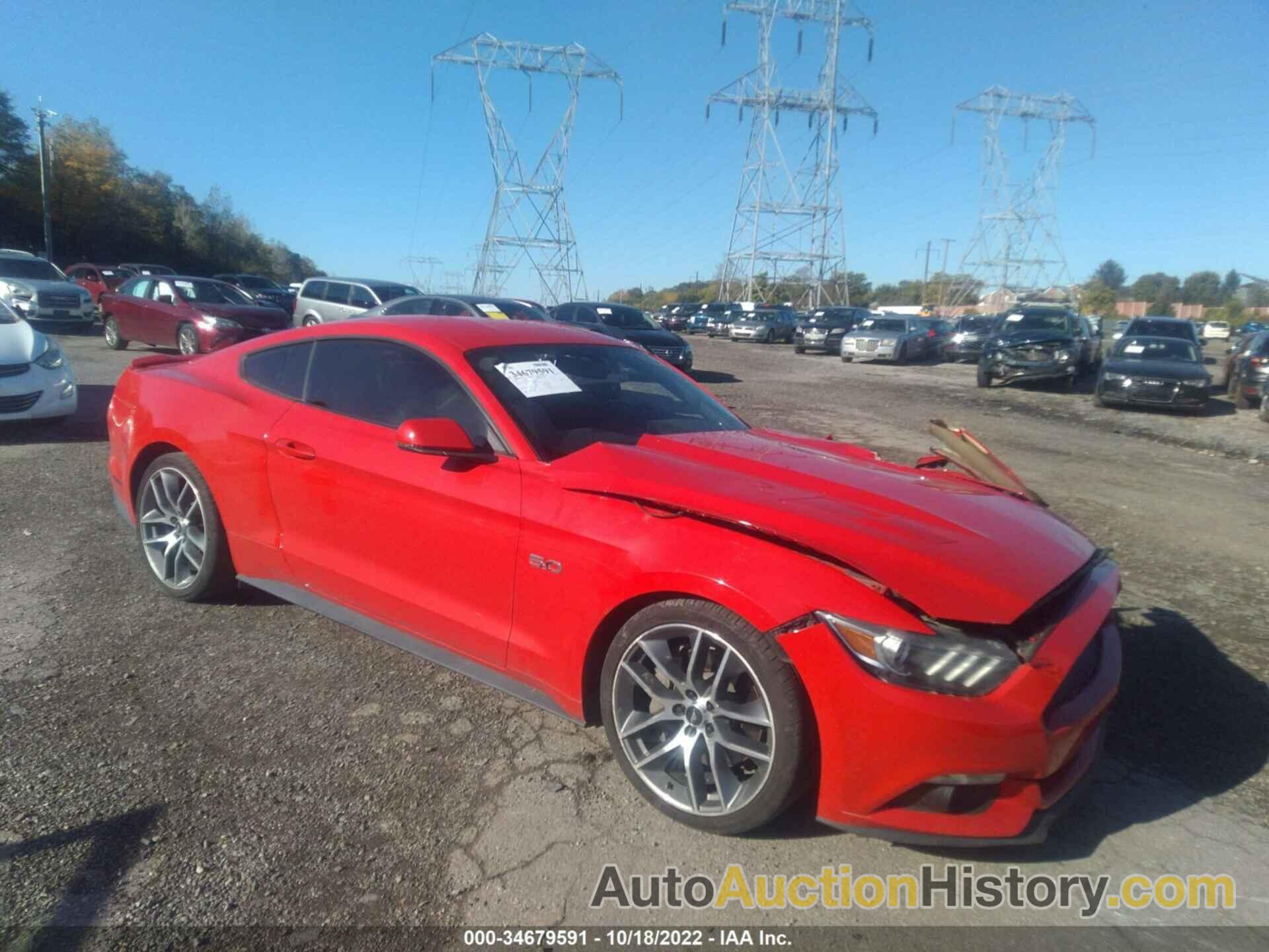 FORD MUSTANG GT, 1FA6P8CF0F5374615