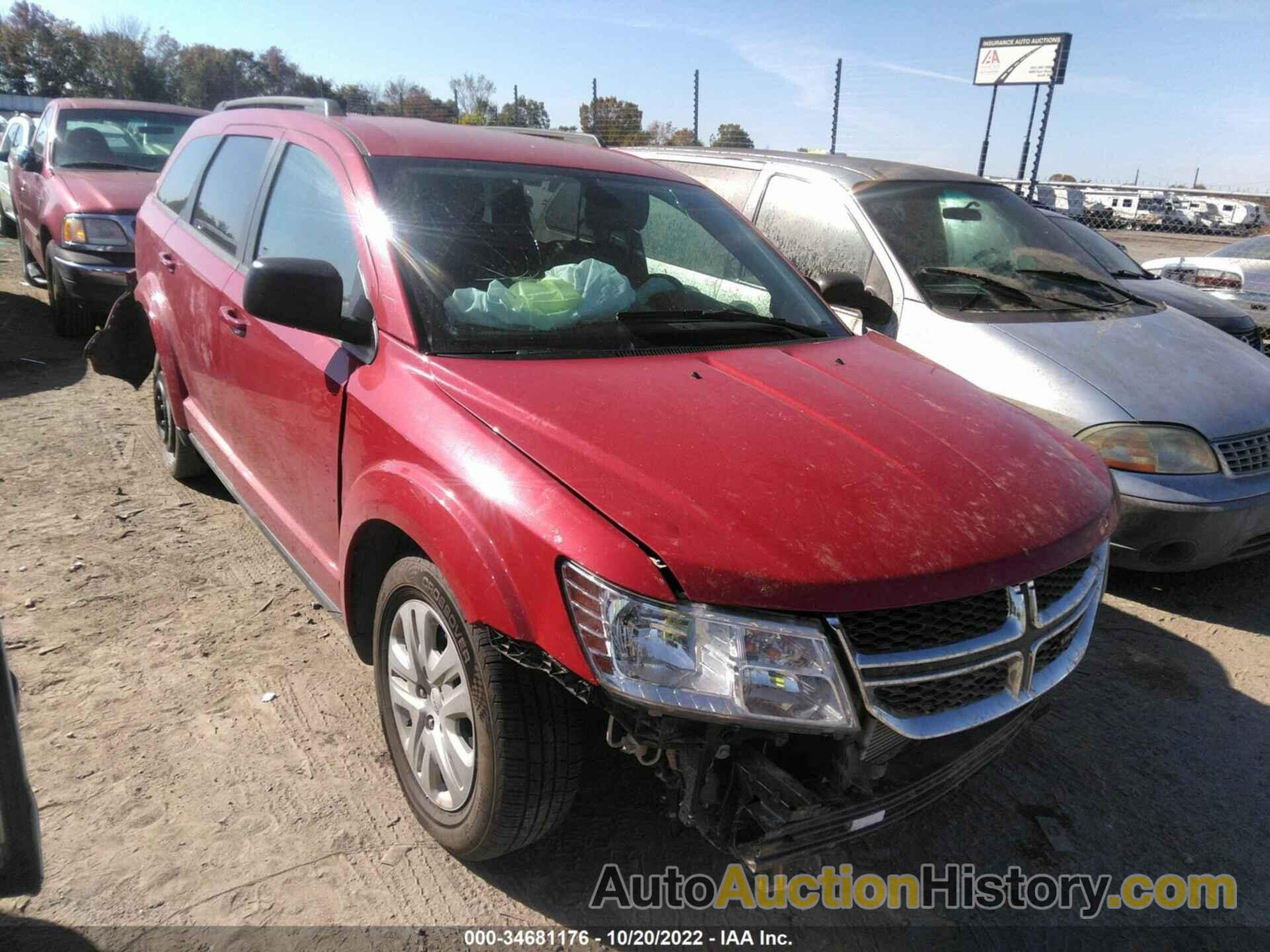 DODGE JOURNEY SE VALUE, 3C4PDCAB8LT260710