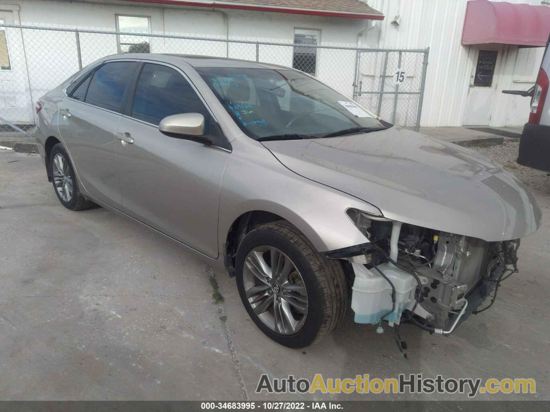 TOYOTA CAMRY XLE/SE/LE/XSE, 4T1BF1FK7GU205755