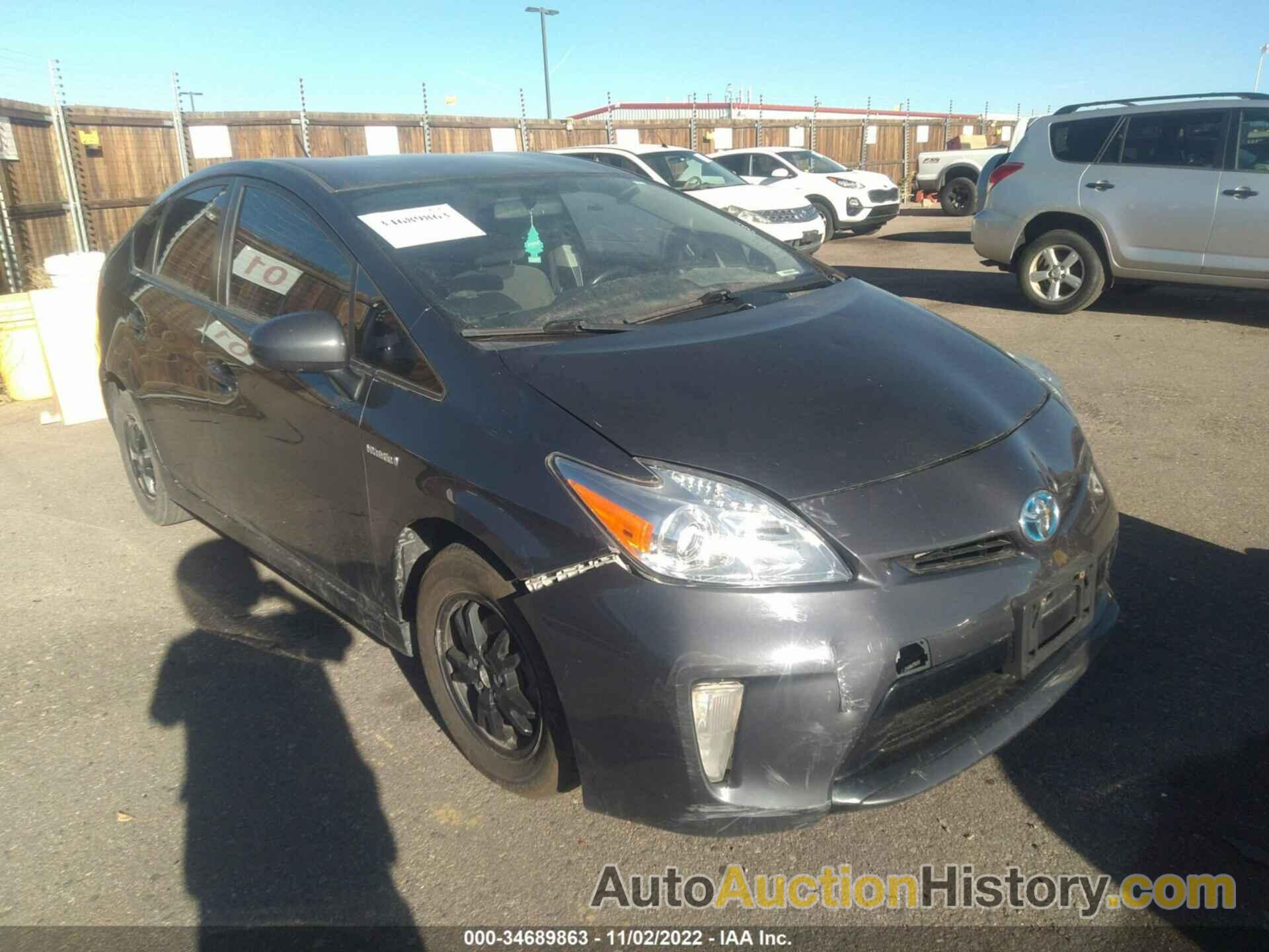 TOYOTA PRIUS ONE/TWO/THREE/FOUR/FIVE, JTDKN3DU3D1647890