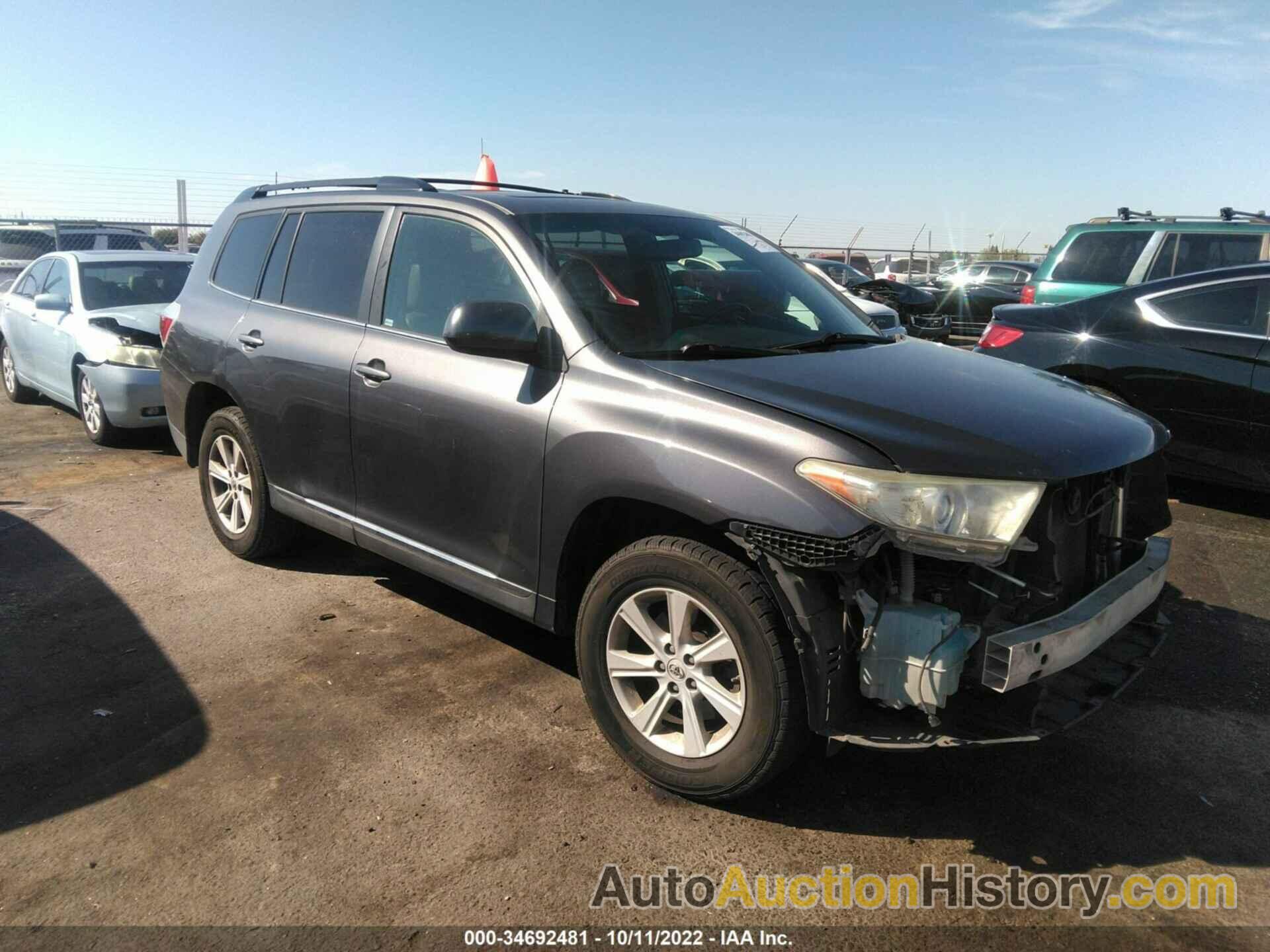 TOYOTA HIGHLANDER, 5TDZA3EH0CS029701