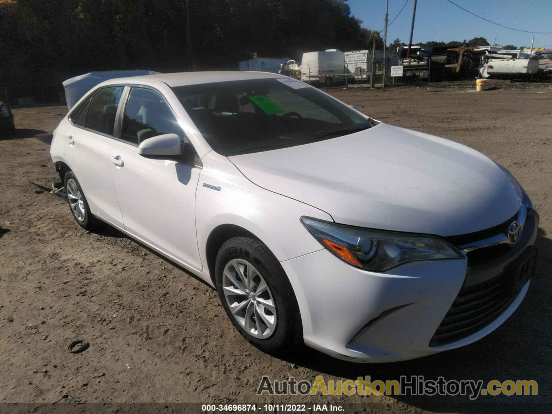 TOYOTA CAMRY HYBRID LE/XLE/SE, 4T1BD1FK3FU152492