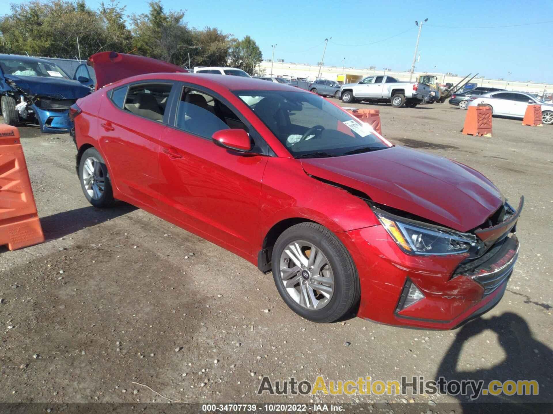 HYUNDAI ELANTRA SEL, 5NPD84LF5LH573632