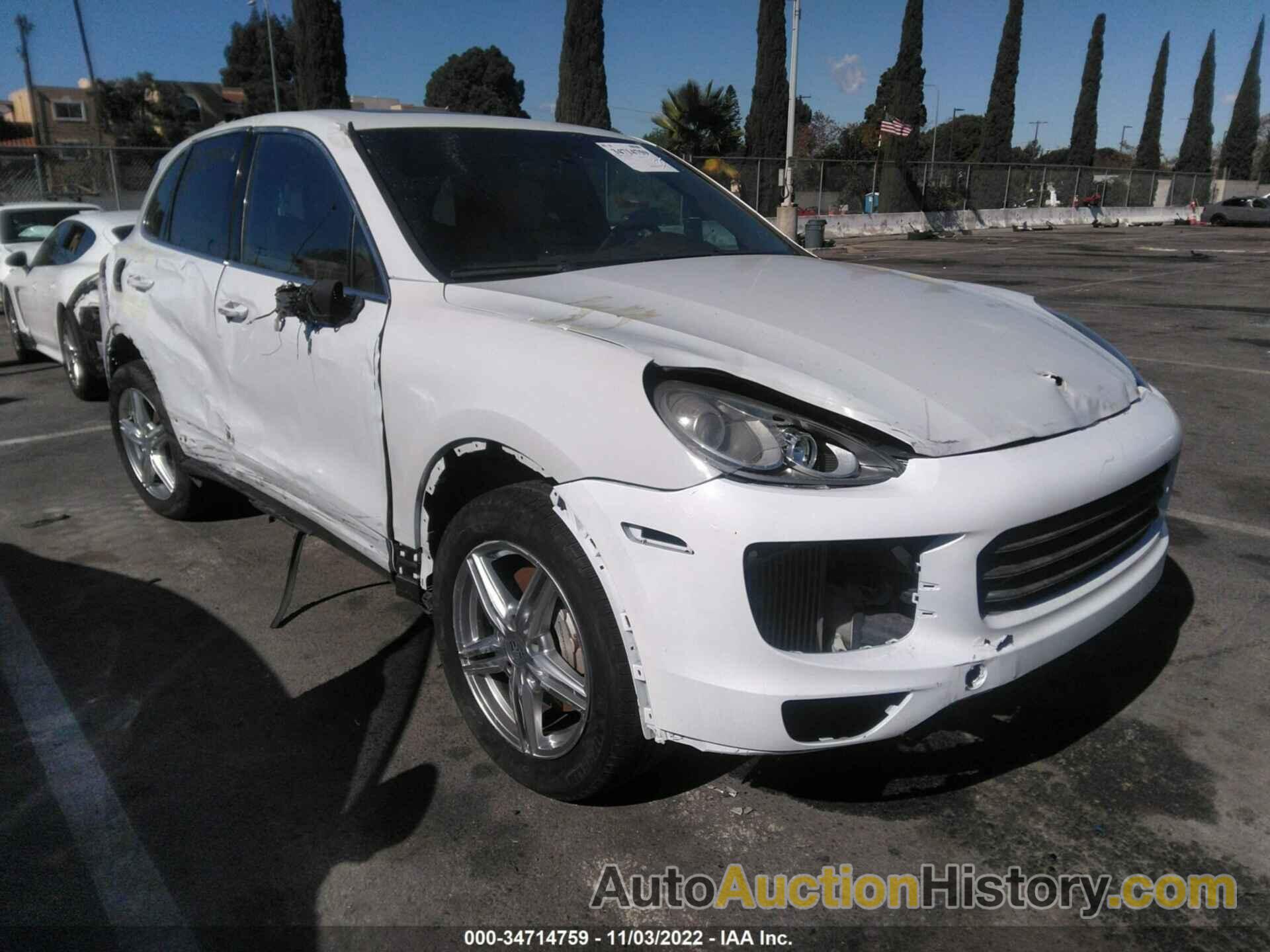 PORSCHE CAYENNE S, WP1AB2A22GLA95856