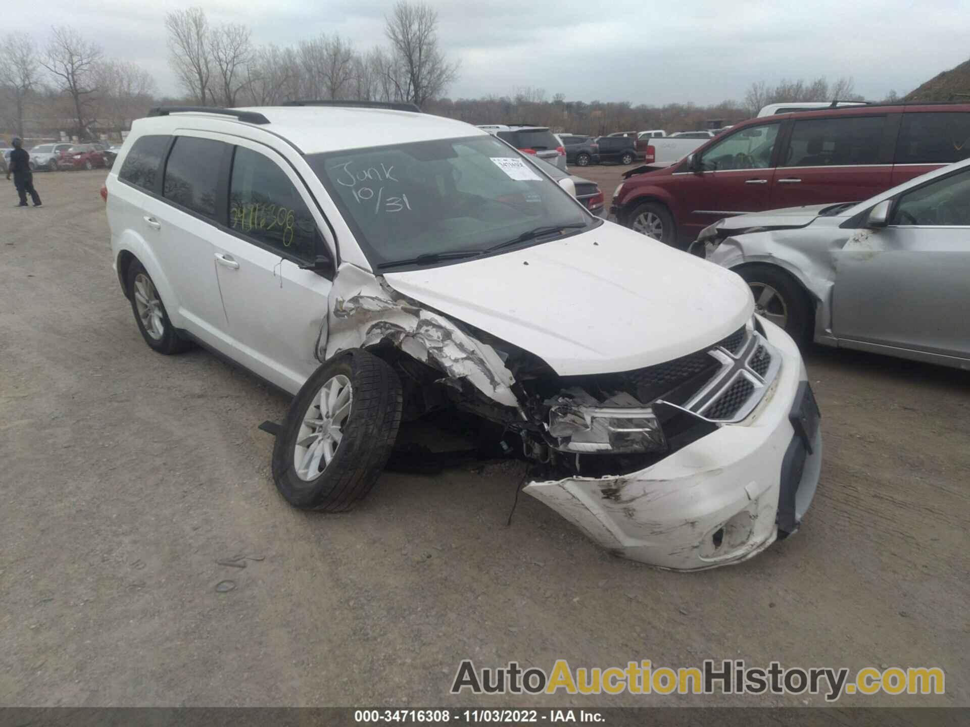 DODGE JOURNEY SXT, 3C4PDCBB2GT181103