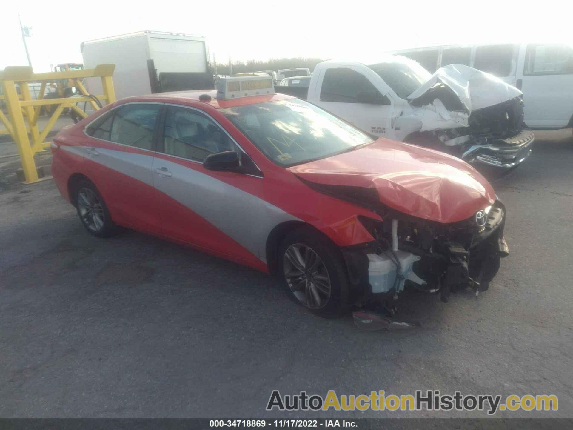 TOYOTA CAMRY XLE/SE/LE/XSE, 4T1BF1FK6GU209456