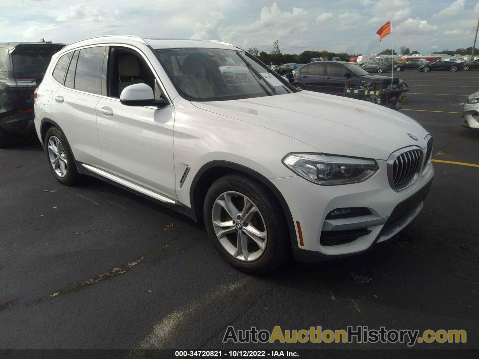 BMW X3 SDRIVE30I, 5UXTY3C03LLU71659