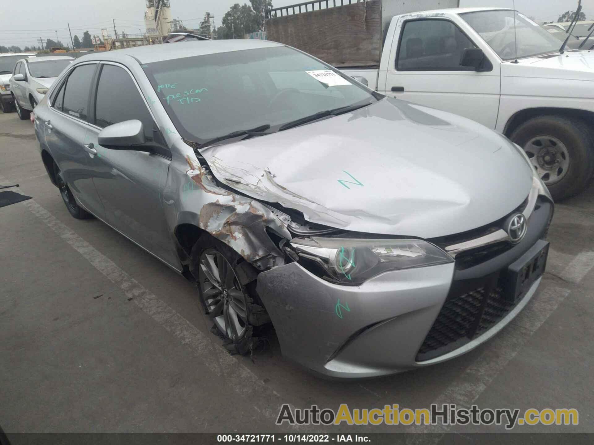 TOYOTA CAMRY XLE/SE/LE/XSE, 4T1BF1FK2GU150891