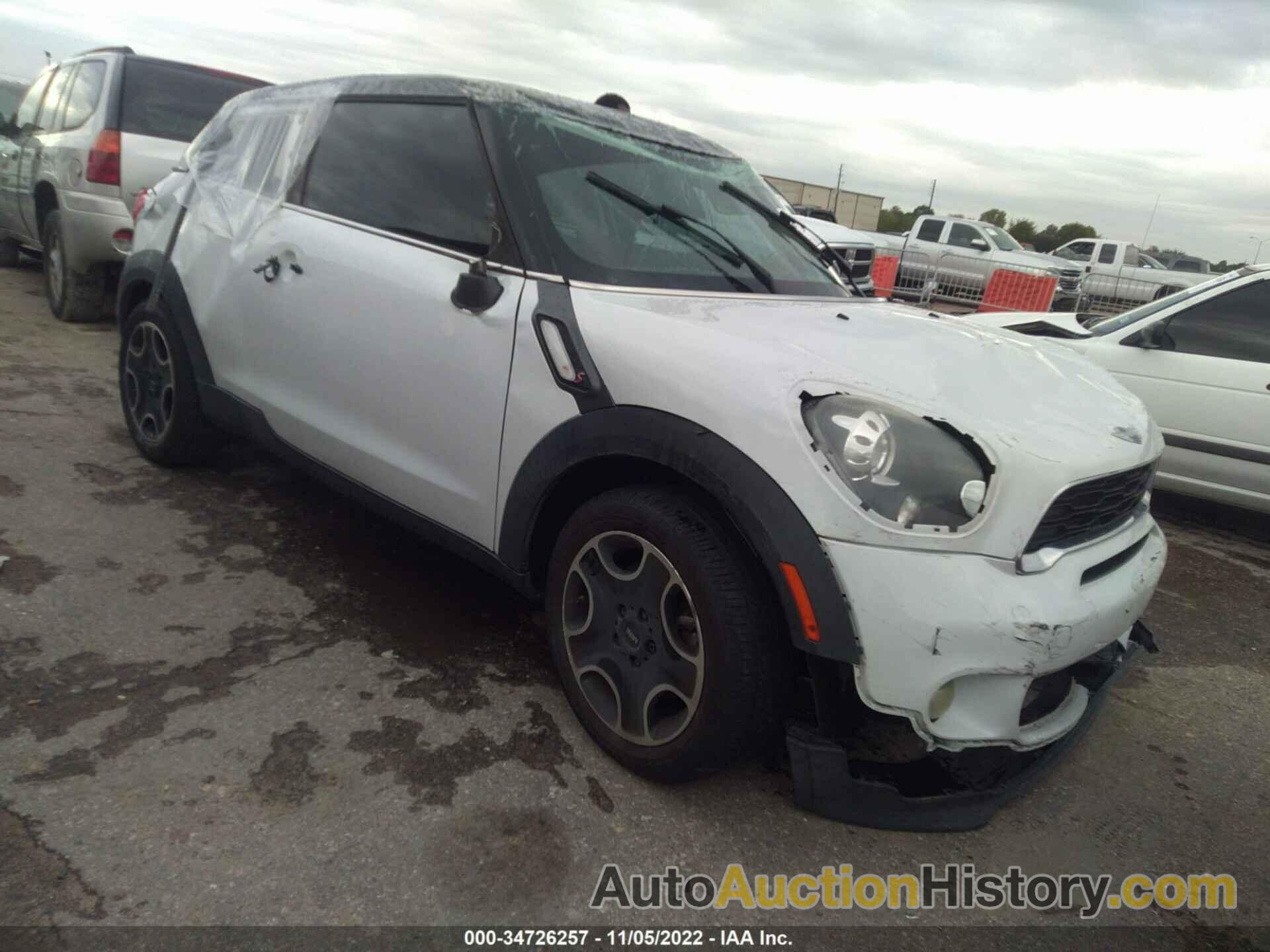 MINI COOPER PACEMAN S, WMWSS5C5XEWN66899