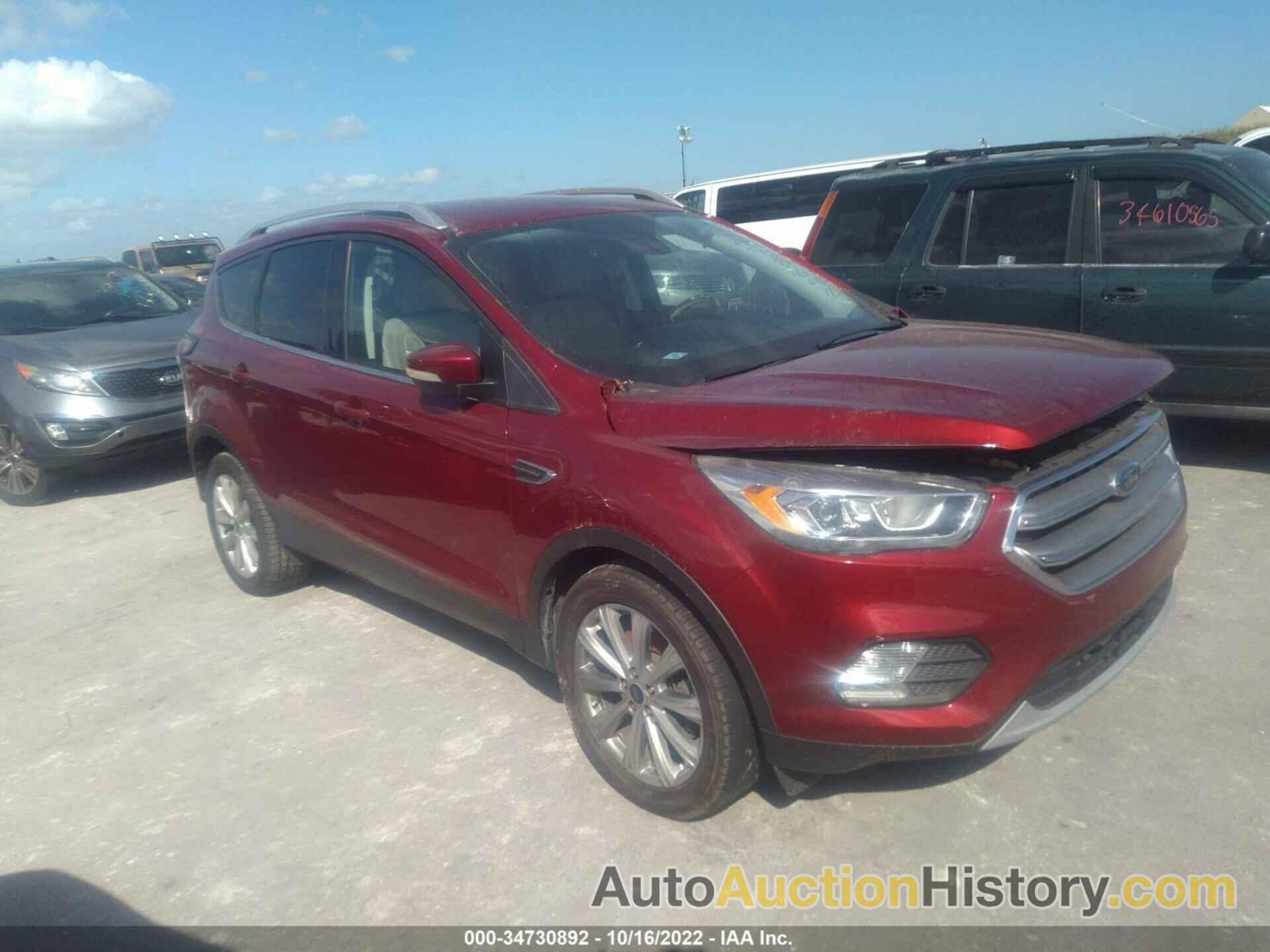 FORD ESCAPE TITANIUM, 1FMCU0J98HUE86586