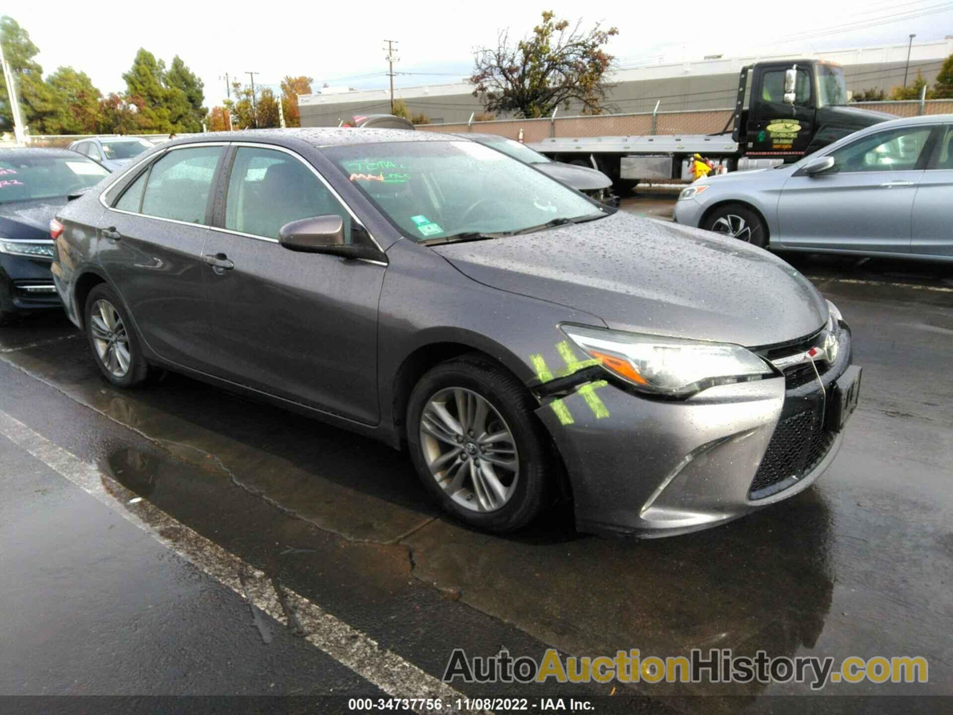 TOYOTA CAMRY XLE/SE/LE/XSE, 4T1BF1FK6GU582156