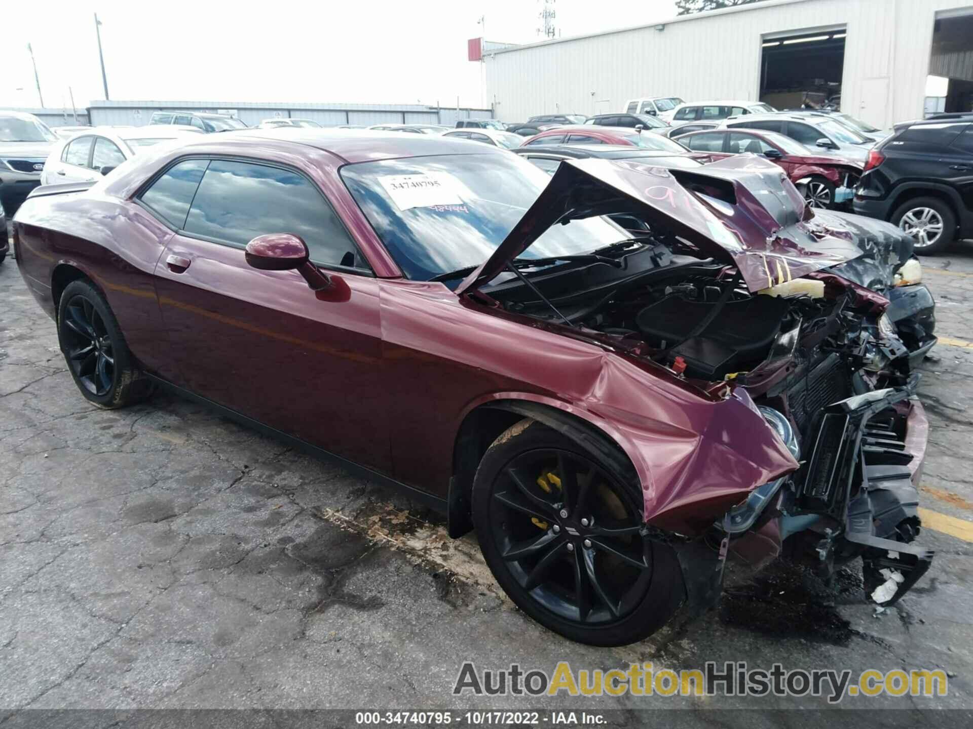 DODGE CHALLENGER SXT, 2C3CDZAG0JH271322