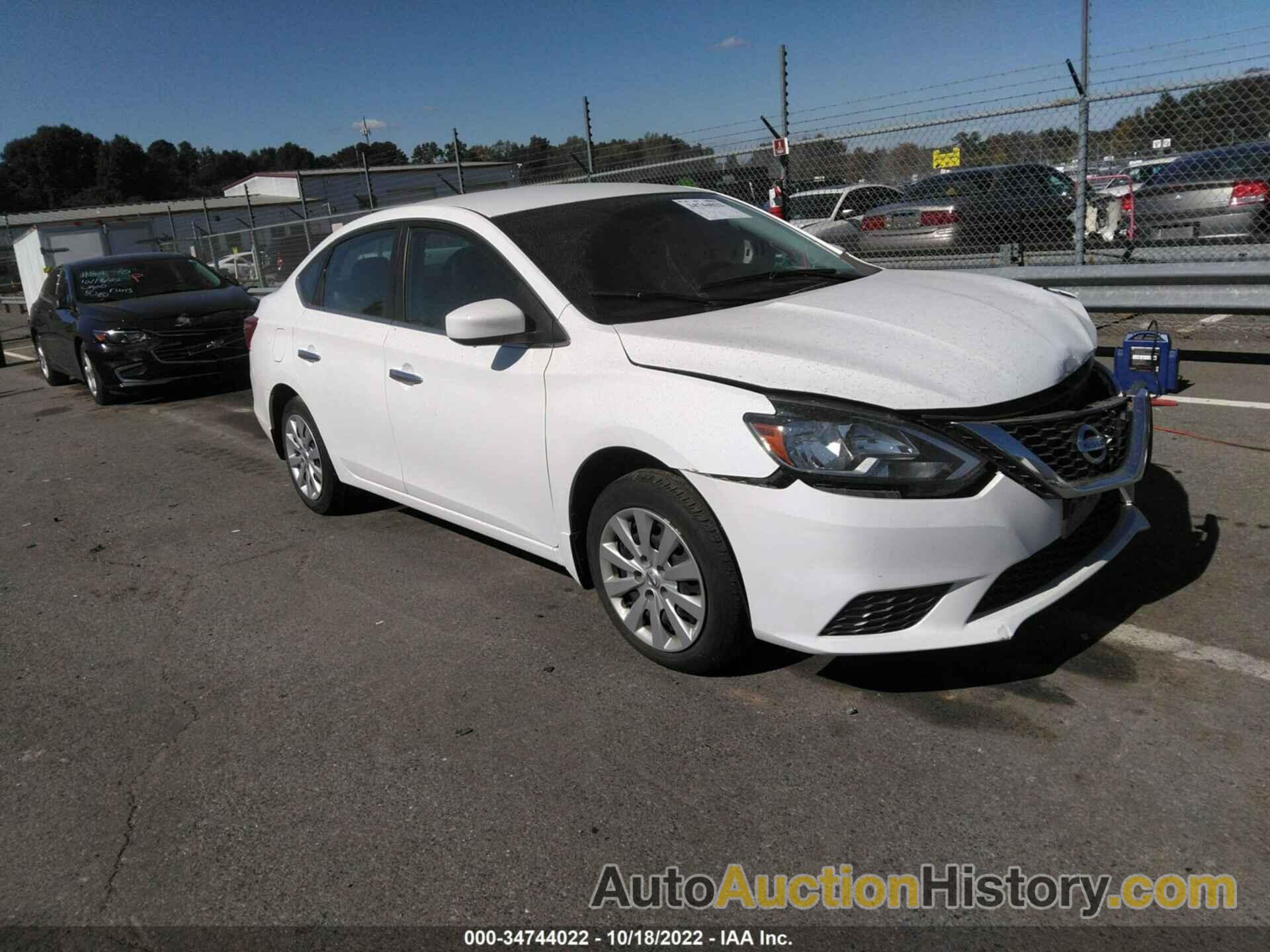 NISSAN SENTRA S, 3N1AB7APXHY222570