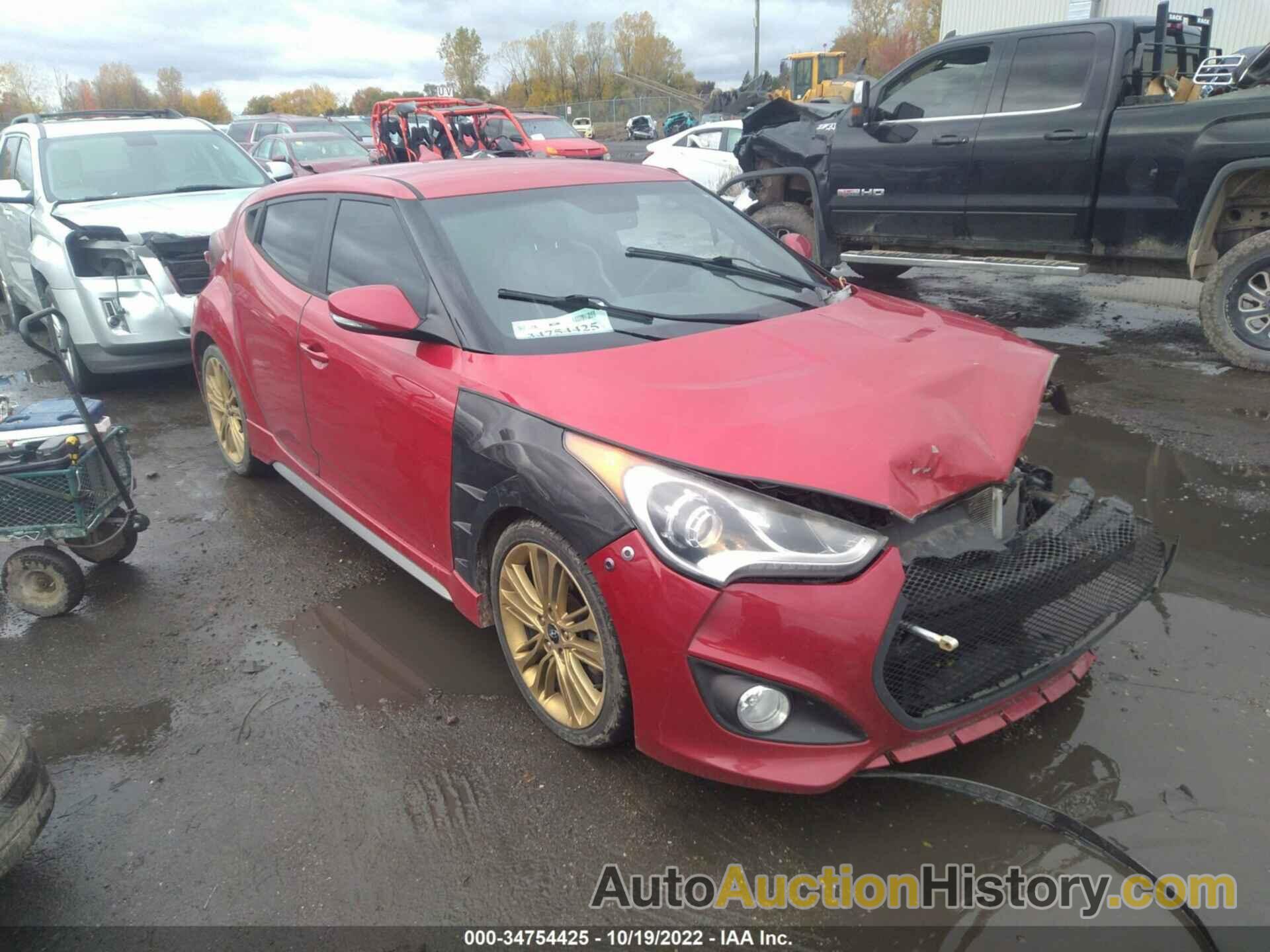 HYUNDAI VELOSTER TURBO, KMHTC6AE2GU281119