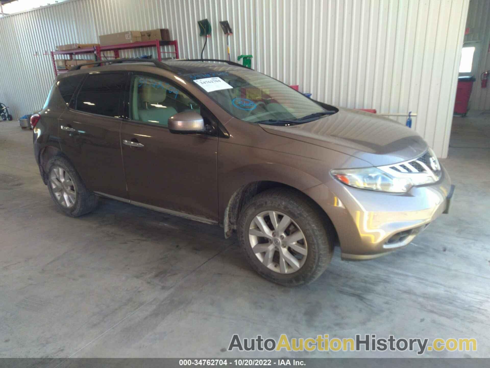 NISSAN MURANO SL, JN8AZ1MWXCW235042