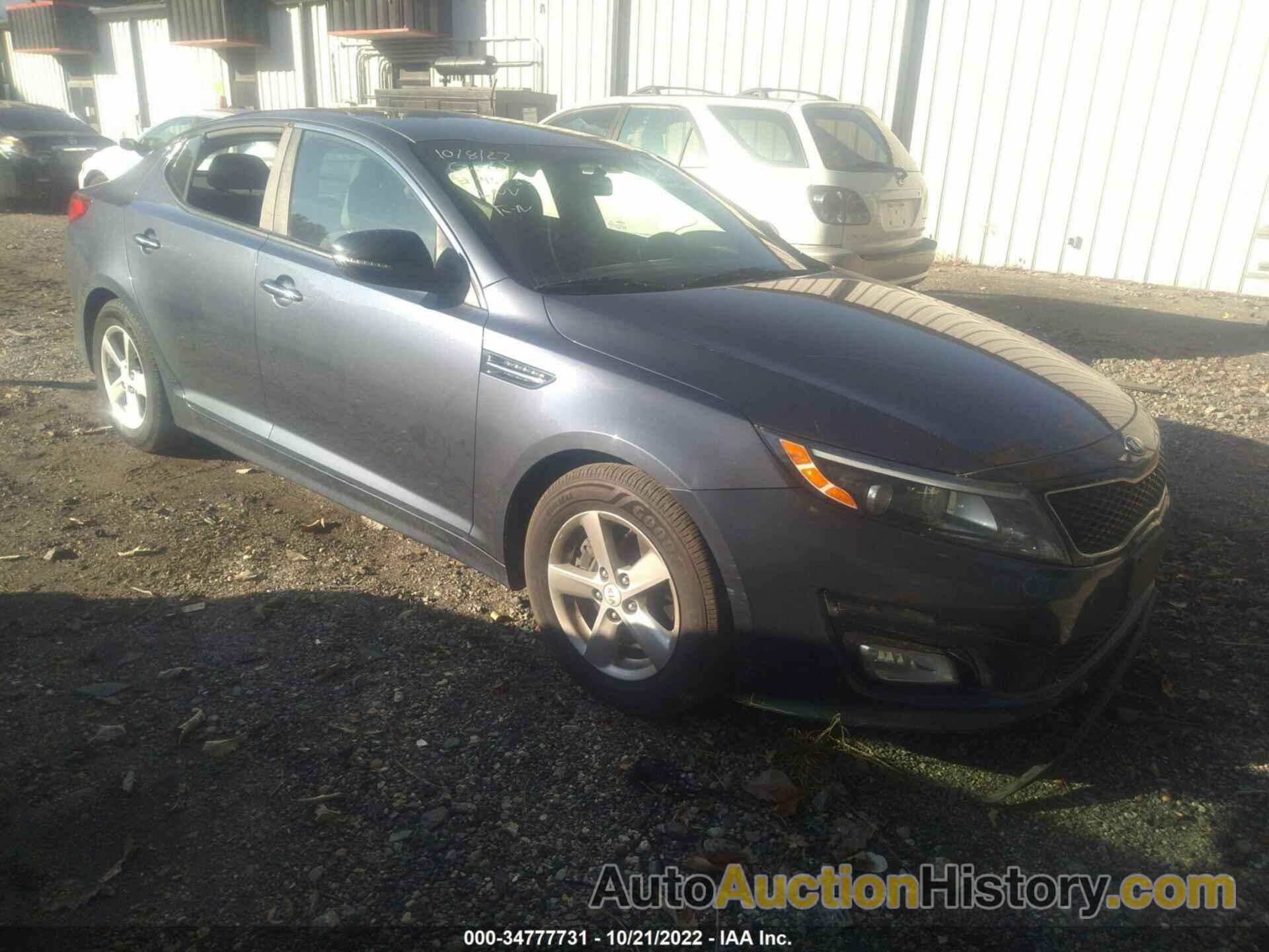 KIA OPTIMA LX, 5XXGM4A77FG484715