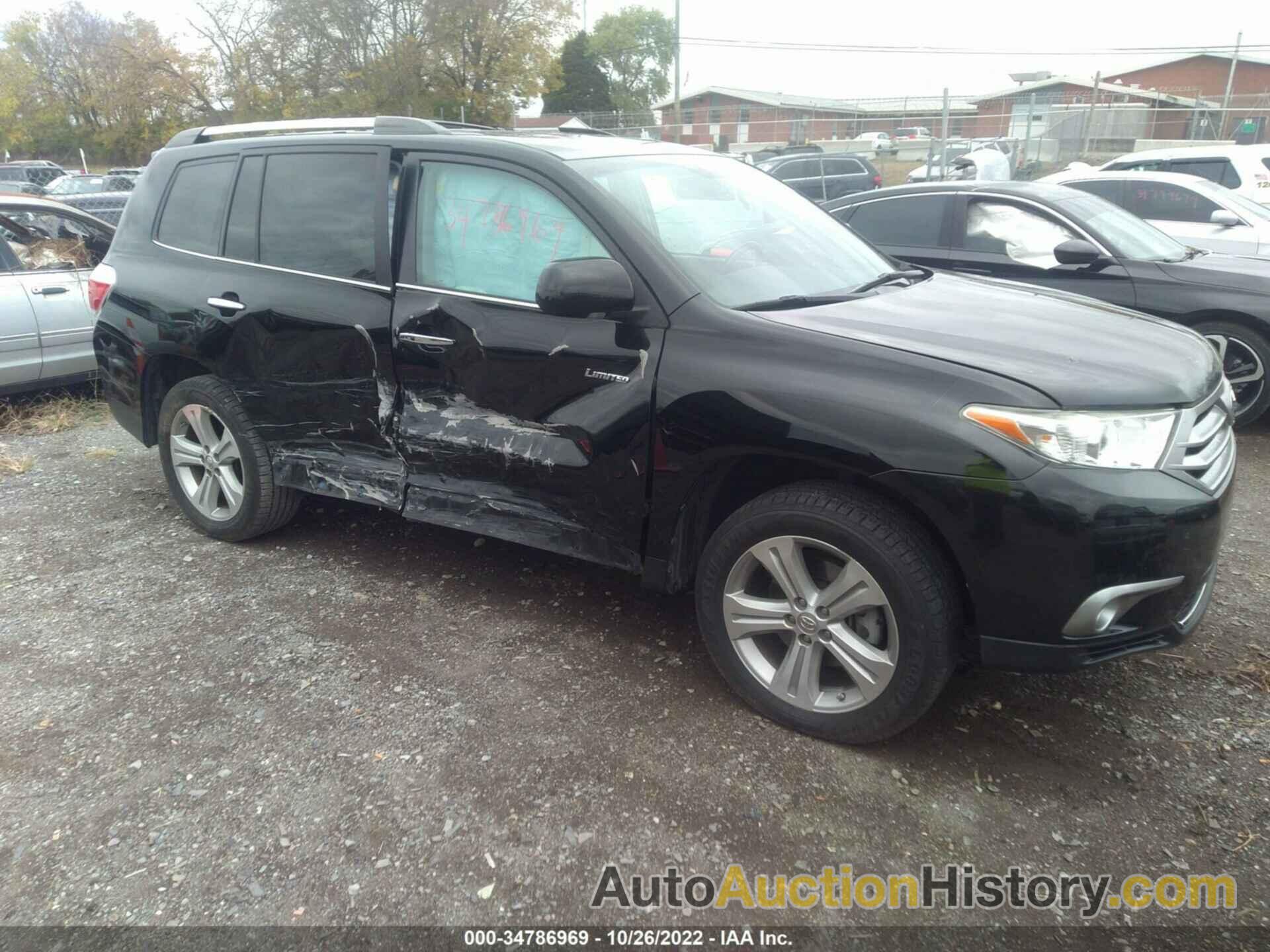 TOYOTA HIGHLANDER LIMITED, 5TDDK3EH0DS231558