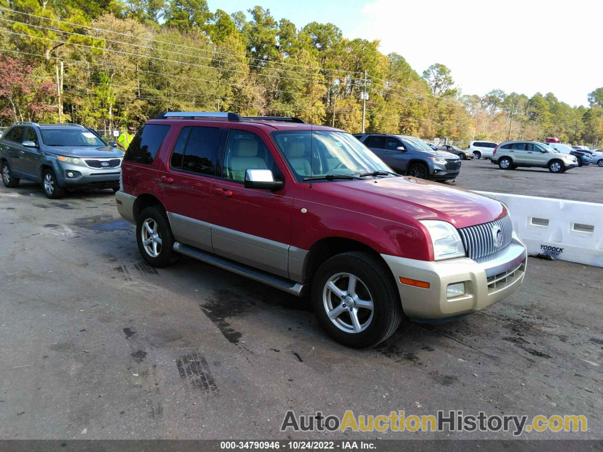 MERCURY MOUNTAINEER PREMIER, 4M2EU38E88UJ17352