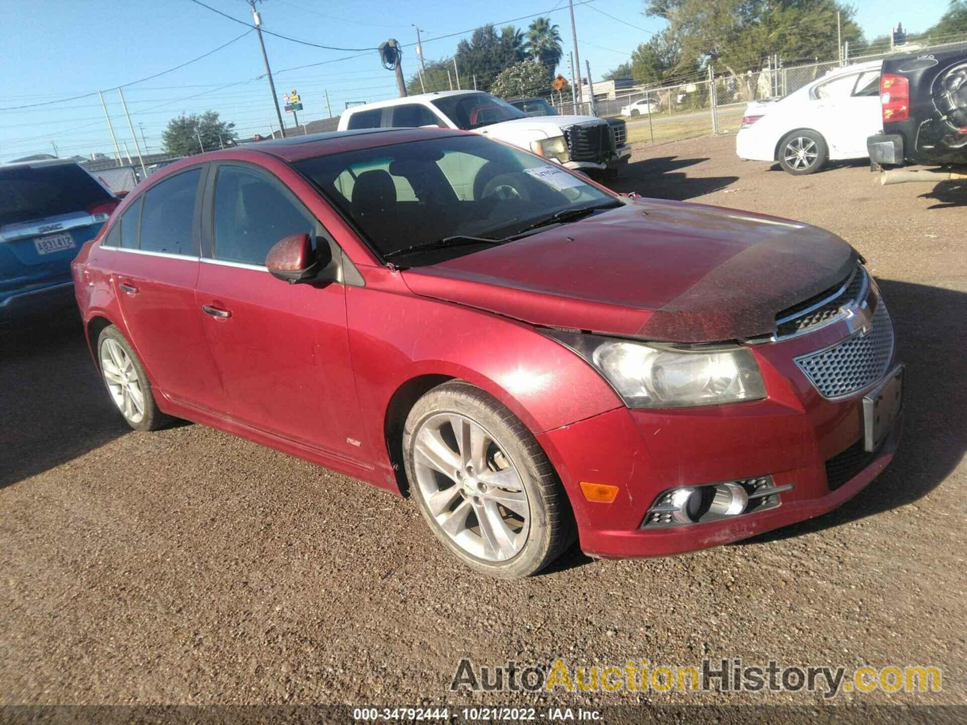 CHEVROLET CRUZE LTZ, 1G1PH5S91B7278277