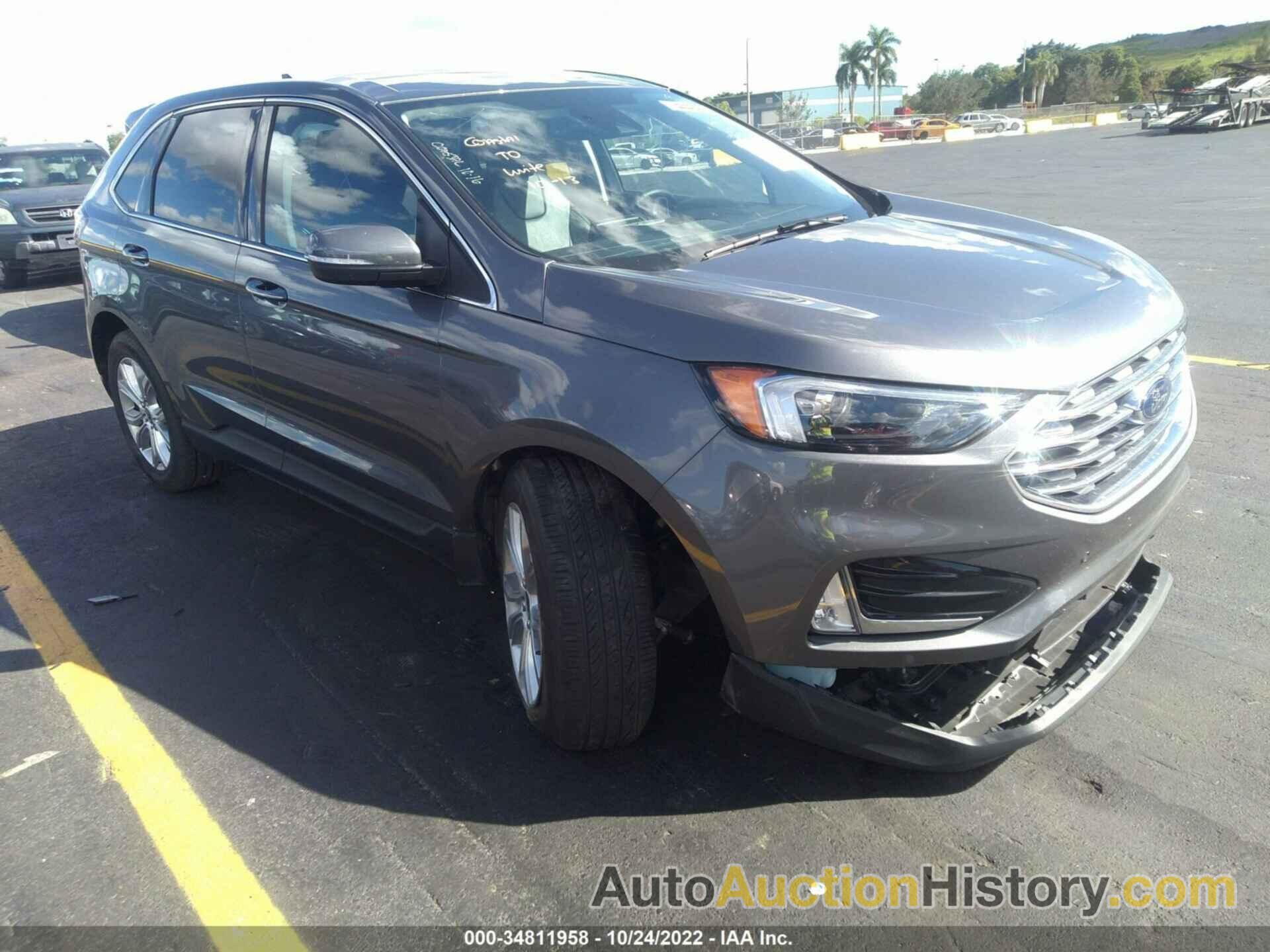 FORD EDGE TITANIUM, 2FMPK4K9XNBA53477