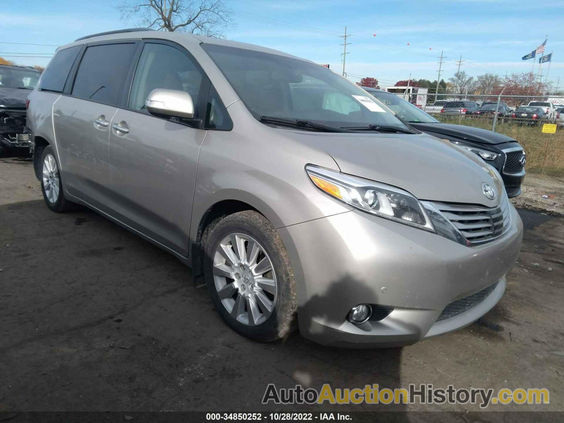 TOYOTA SIENNA LTD, 5TDYK3DC5GS746387