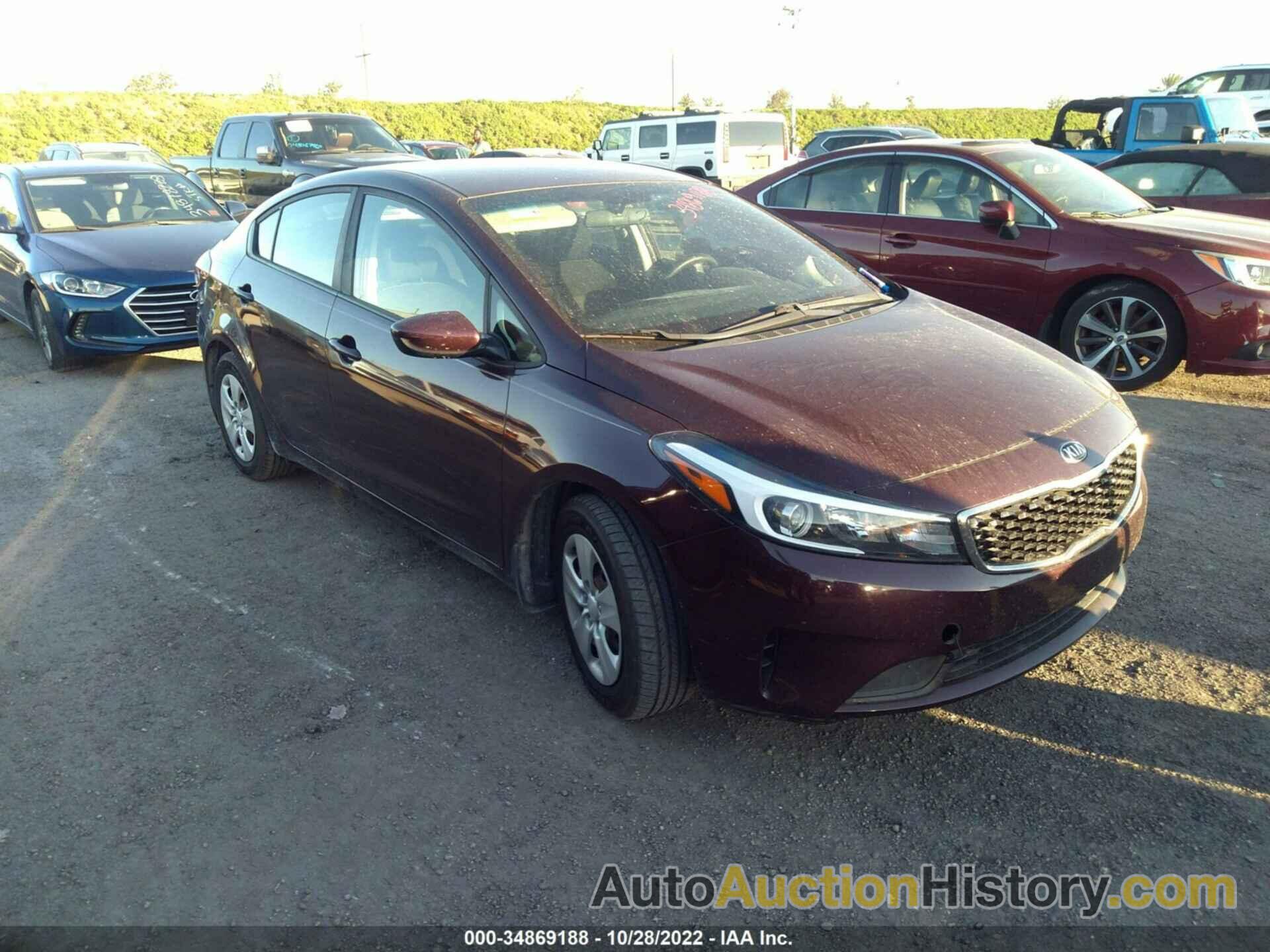 KIA FORTE LX, 3KPFK4A75HE136781