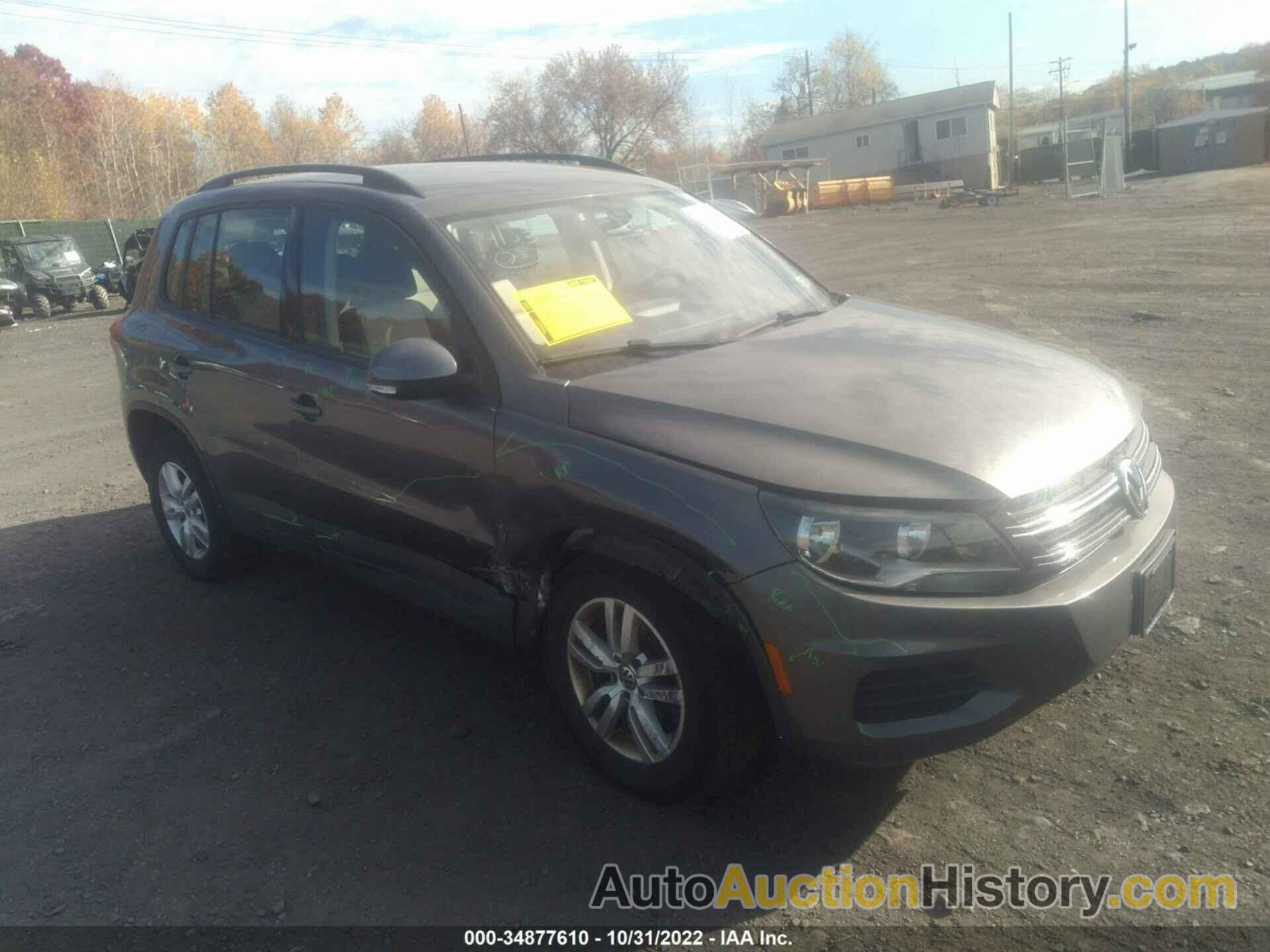 VOLKSWAGEN TIGUAN S, WVGBV7AX8GW593737