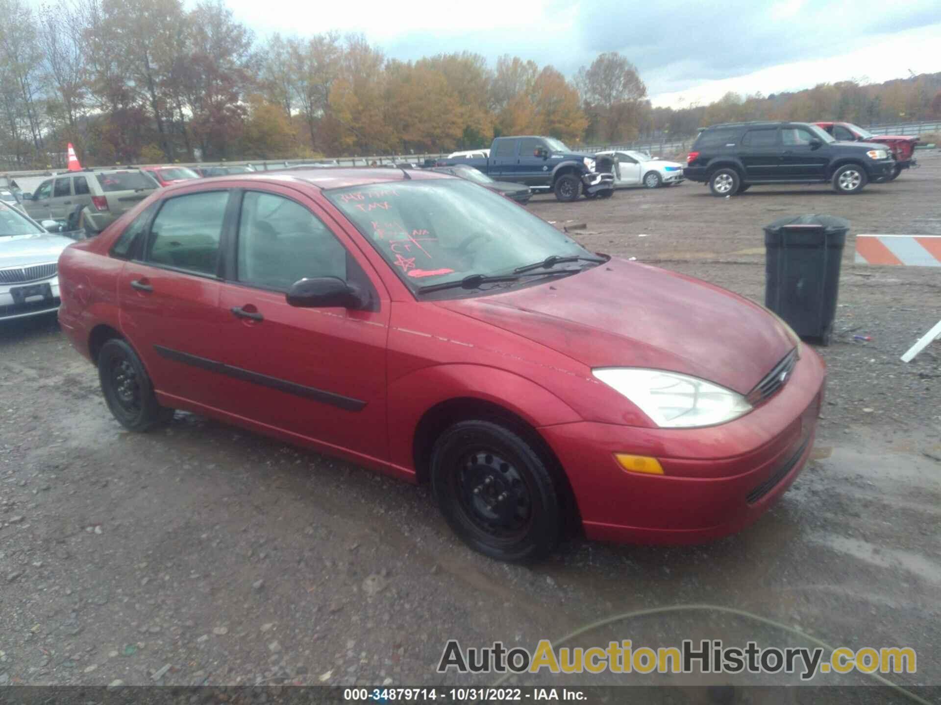 FORD FOCUS LX, 1FAFP33P4YW160218