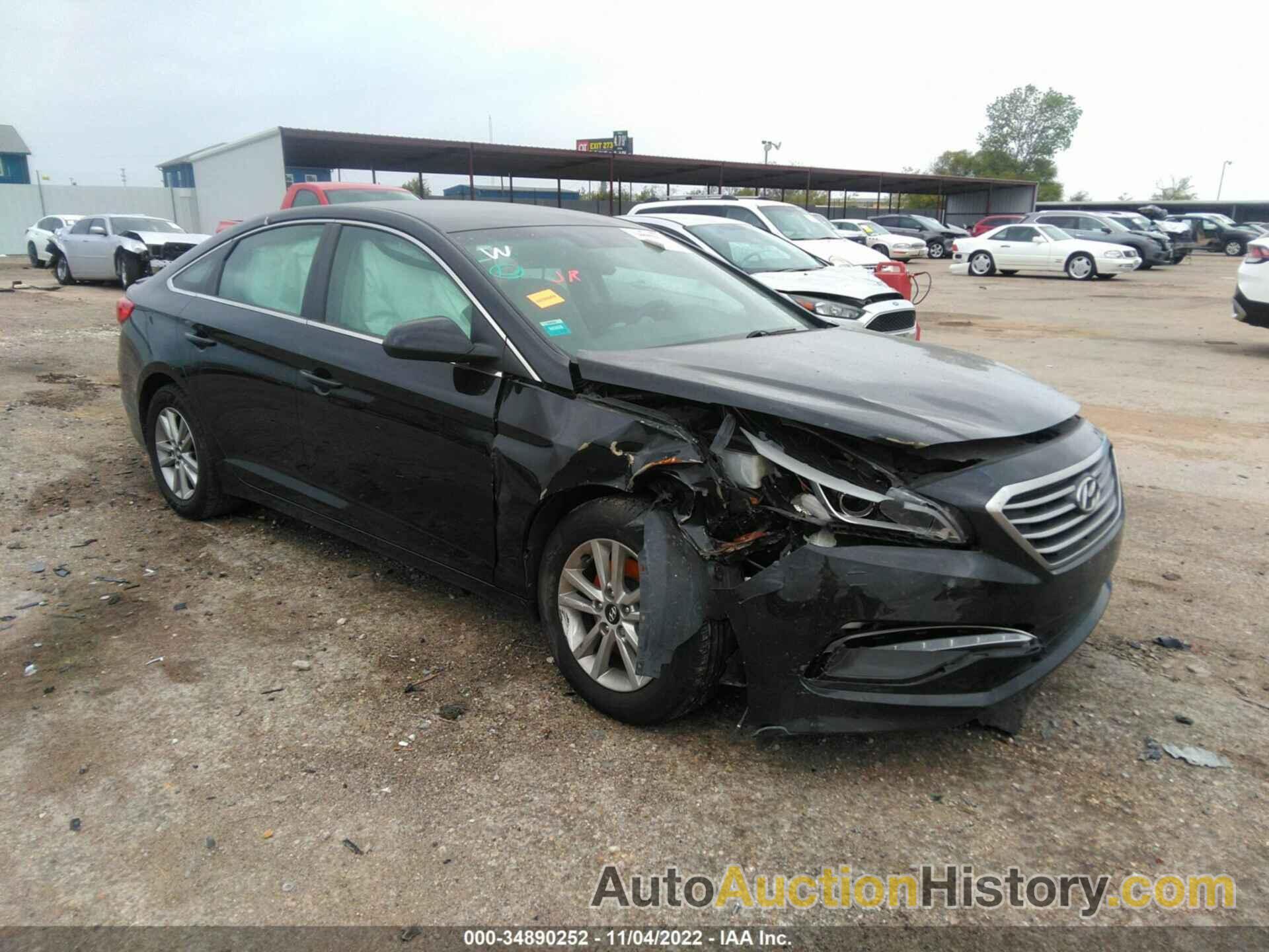 HYUNDAI SONATA 2.4L SE, 5NPE24AF1FH013393