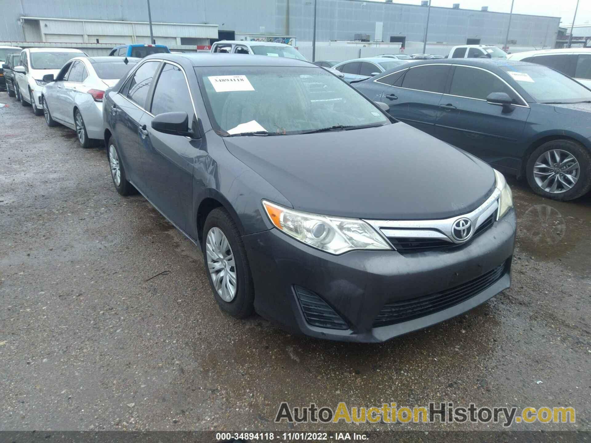 TOYOTA CAMRY L/LE/SE/XLE, 4T1BF1FK3CU084037