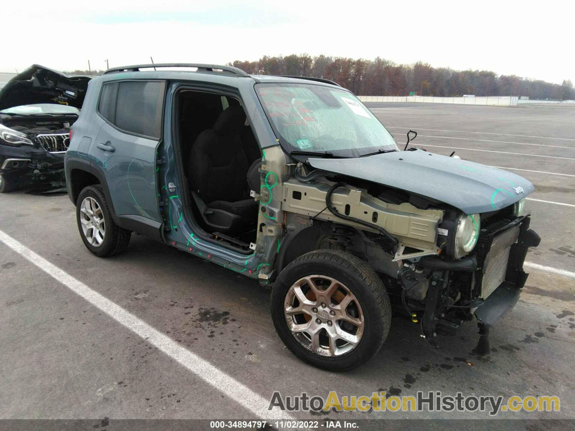 JEEP RENEGADE LATITUDE, ZACCJBBBXHPF91156