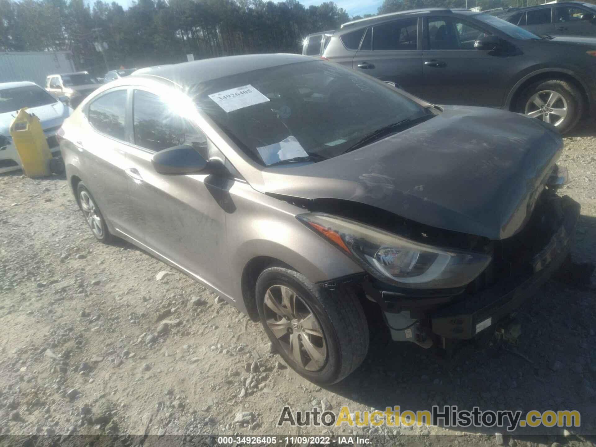 HYUNDAI ELANTRA SE, 5NPDH4AE1GH782009