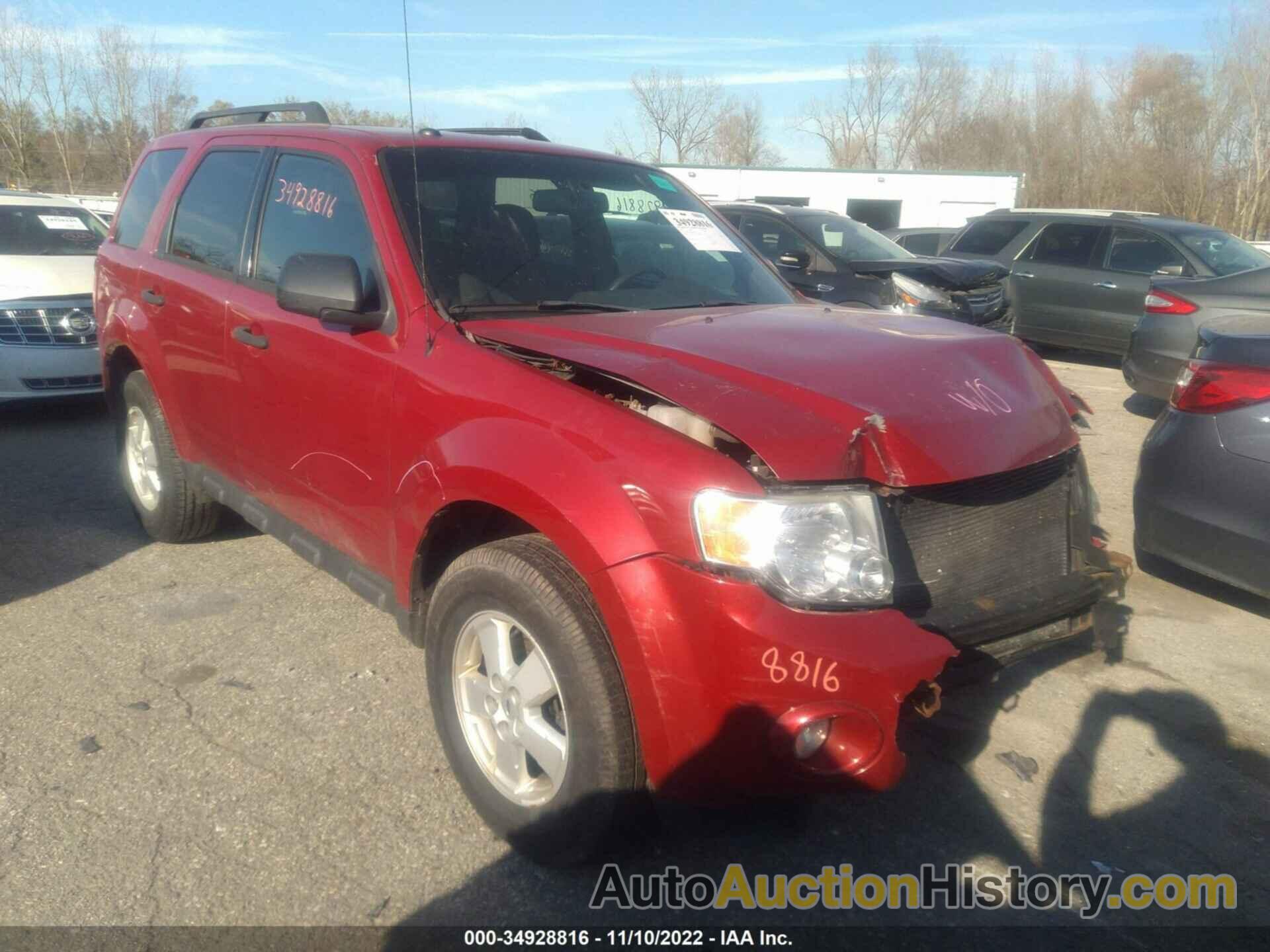 FORD ESCAPE XLT, 1FMCU0D79BKB64861