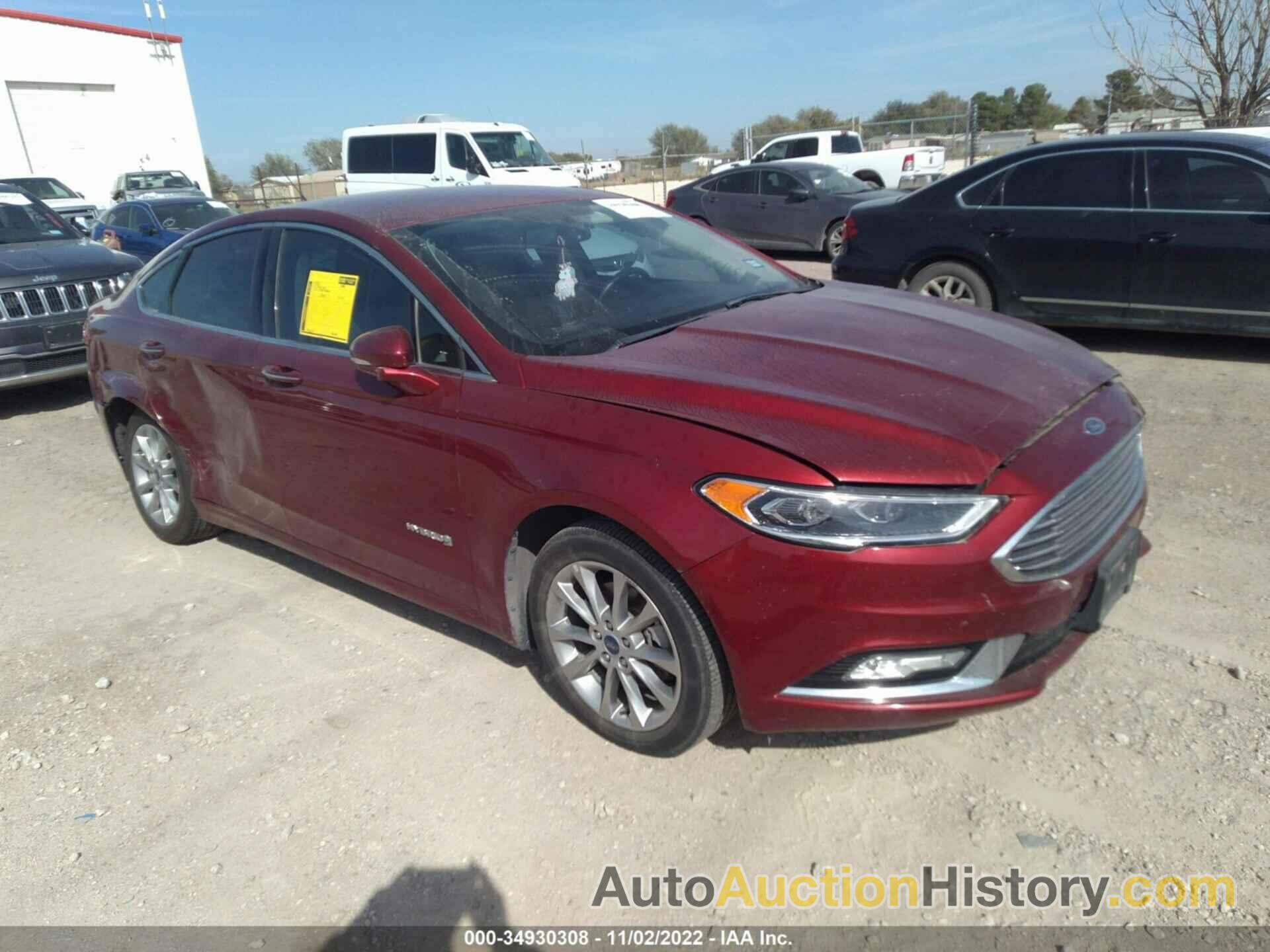 FORD FUSION HYBRID SE, 3FA6P0LU0HR165293