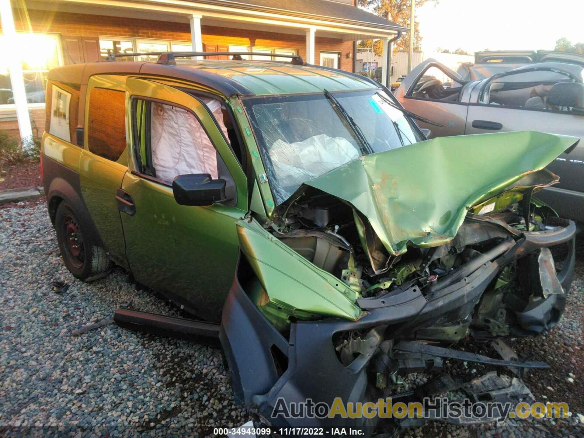 HONDA ELEMENT LX, 5J6YH18328L013269