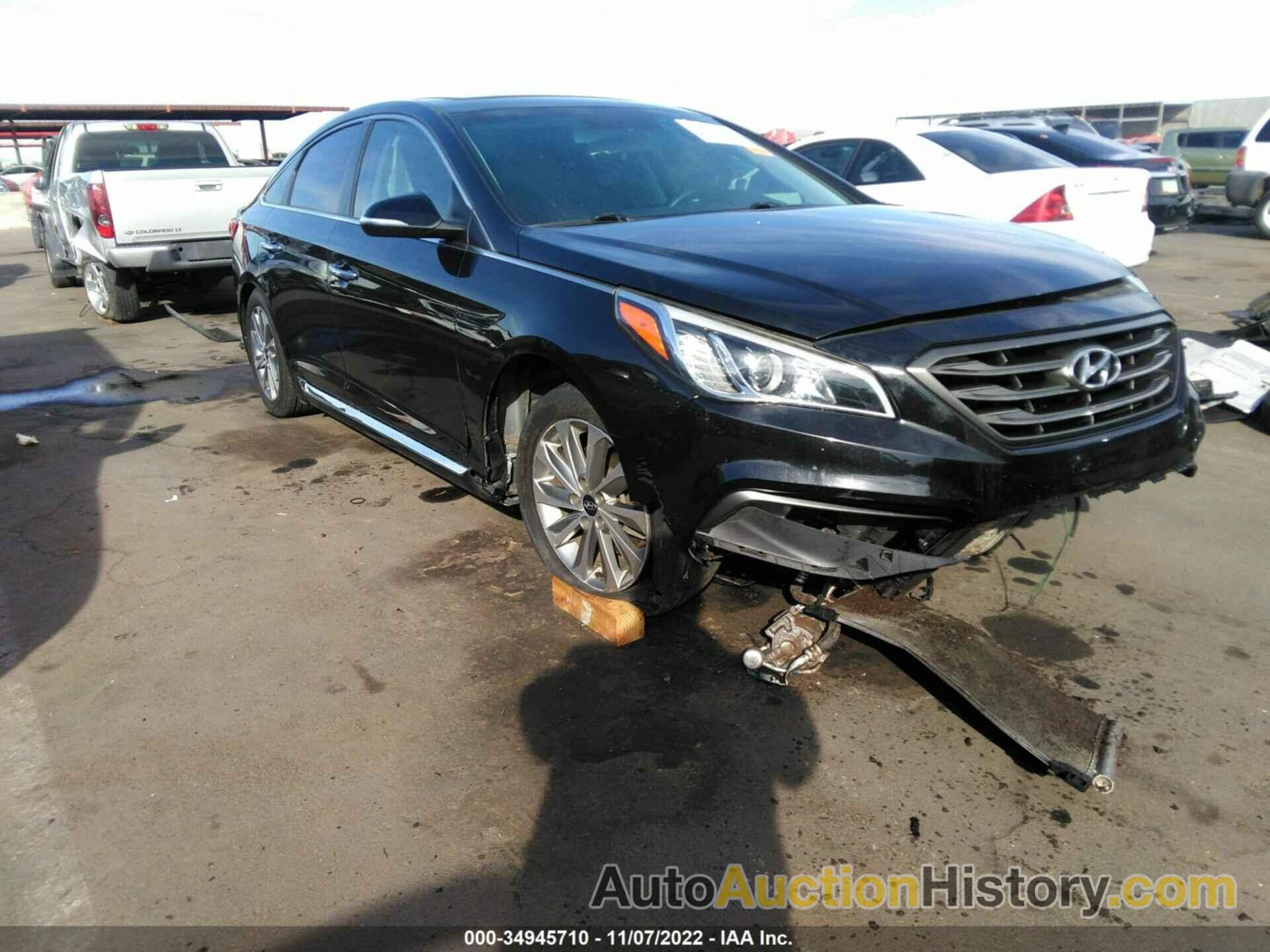 HYUNDAI SONATA 2.4L SPORT, 5NPE34AF5GH425881