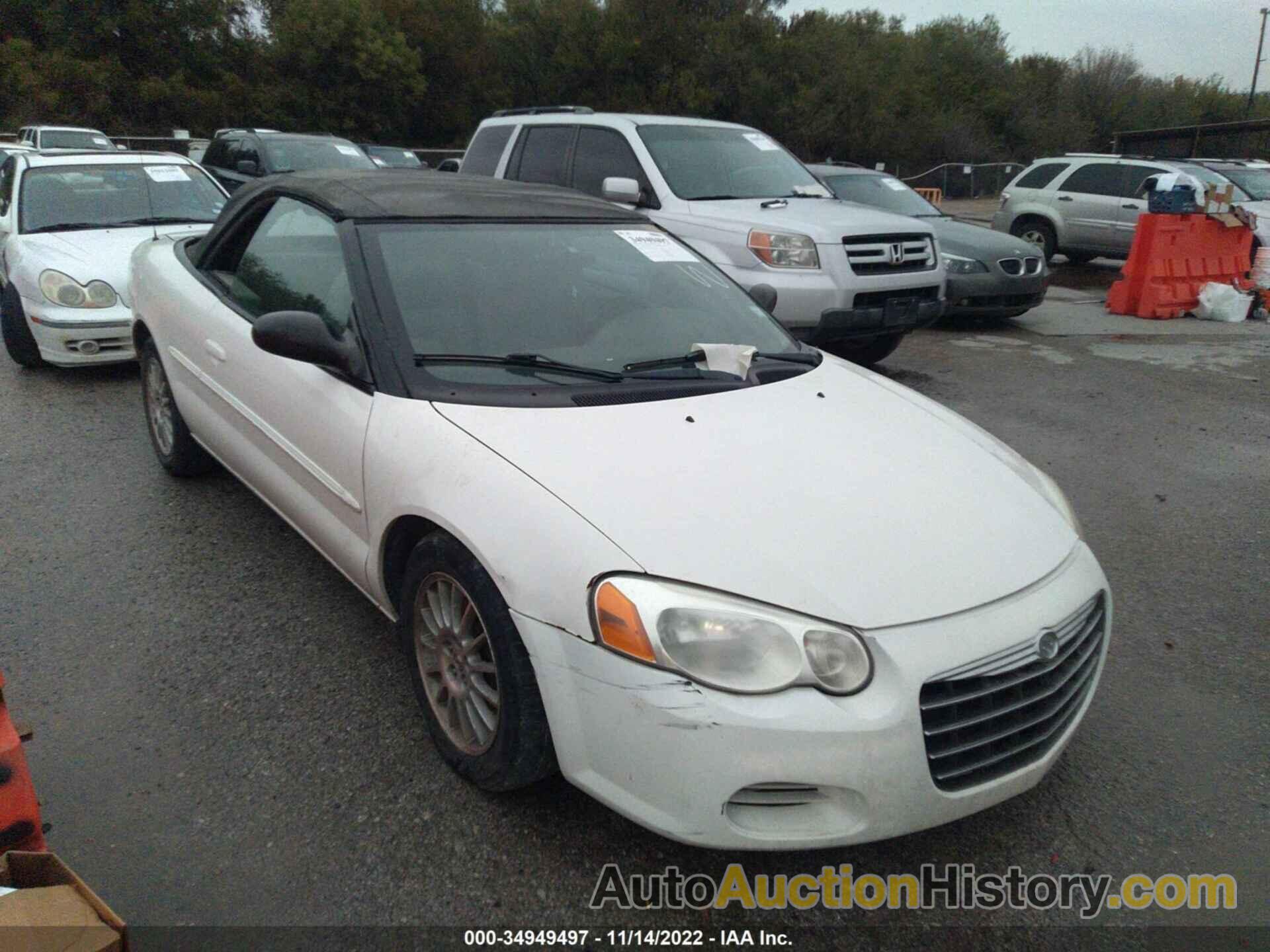 CHRYSLER SEBRING CONV TOURING, 1C3EL55R86N259787