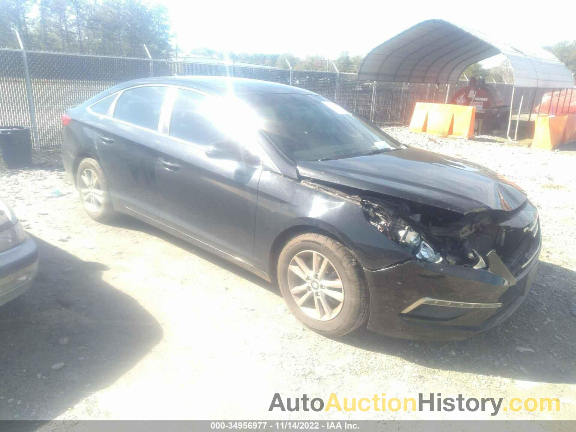 HYUNDAI SONATA 2.4L SE, 5NPE24AF4FH122205