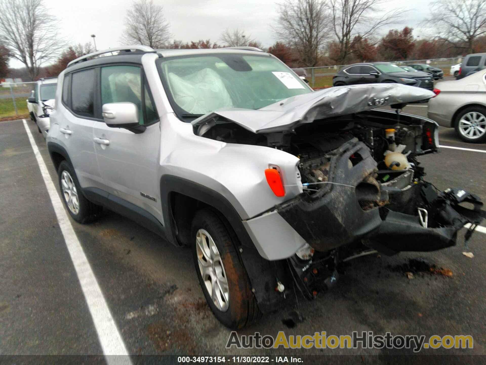 JEEP RENEGADE LIMITED, ZACCJBDT7GPC75590