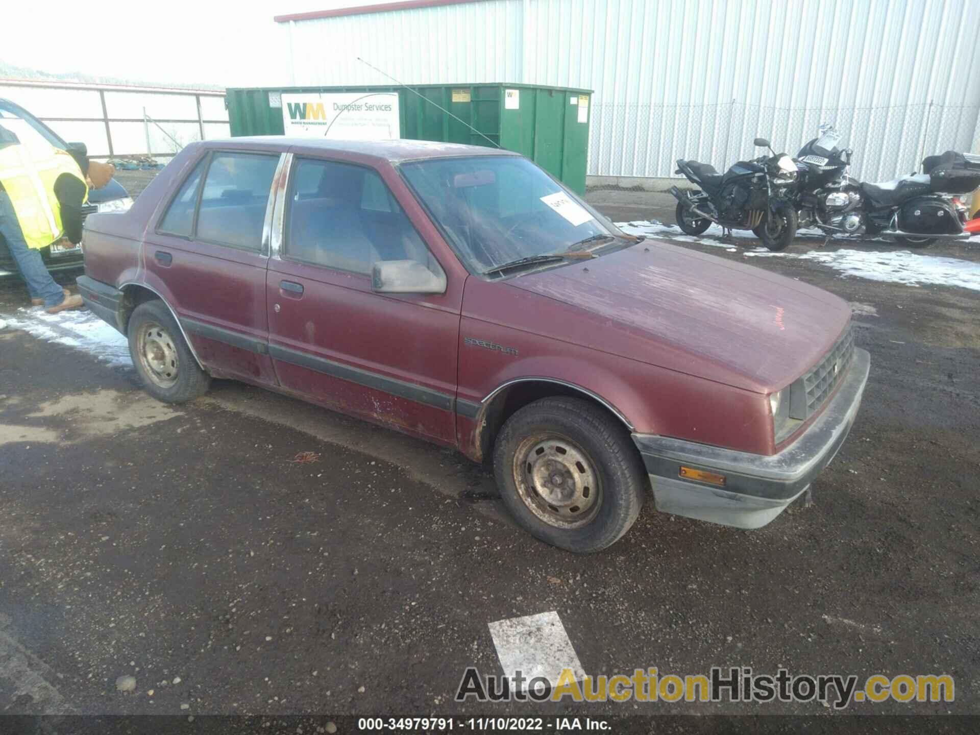 CHEVROLET GEO SPECTRUM, J81RF6974G8458205