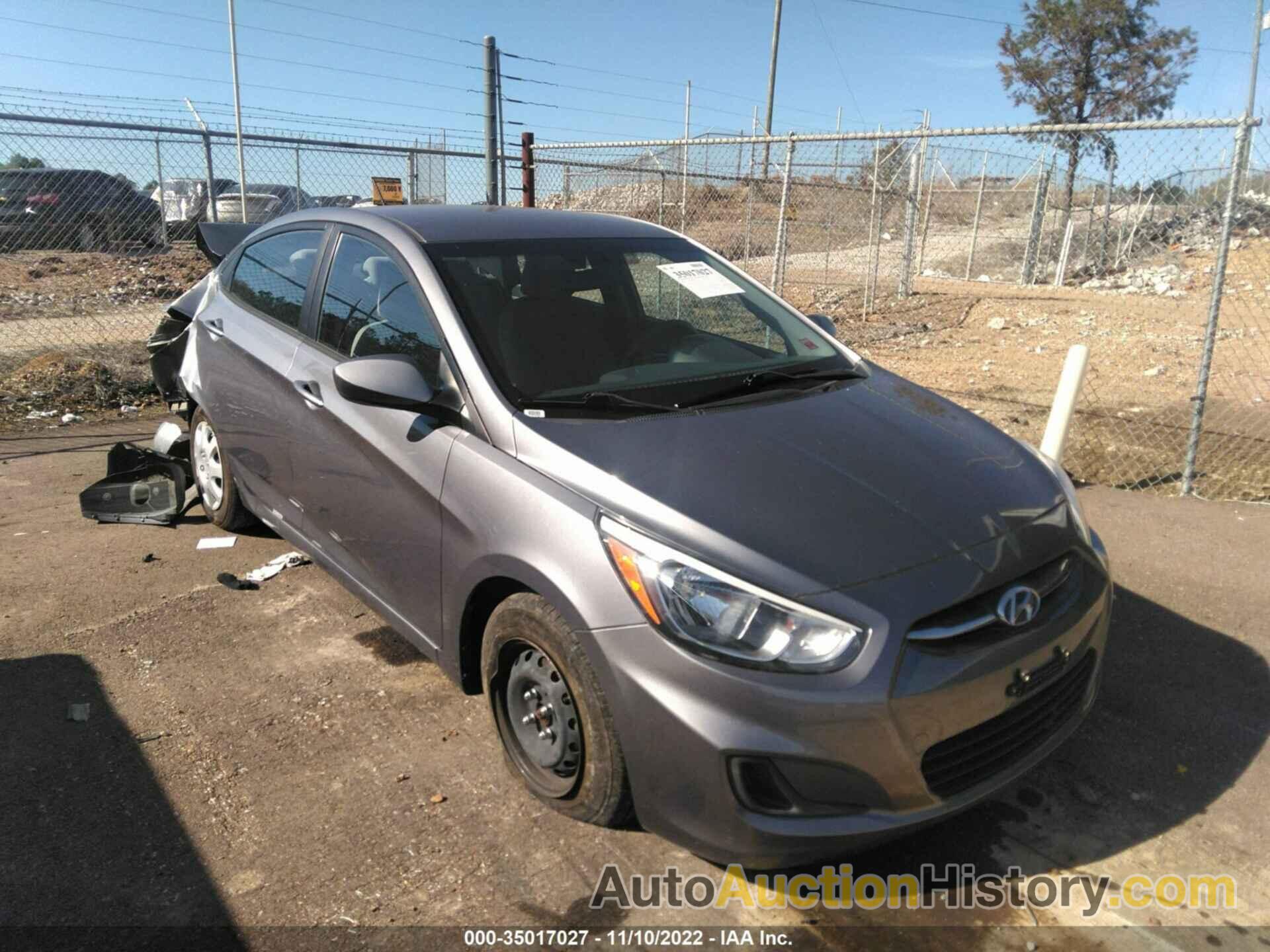 HYUNDAI ACCENT SE, KMHCT4AE7GU058451