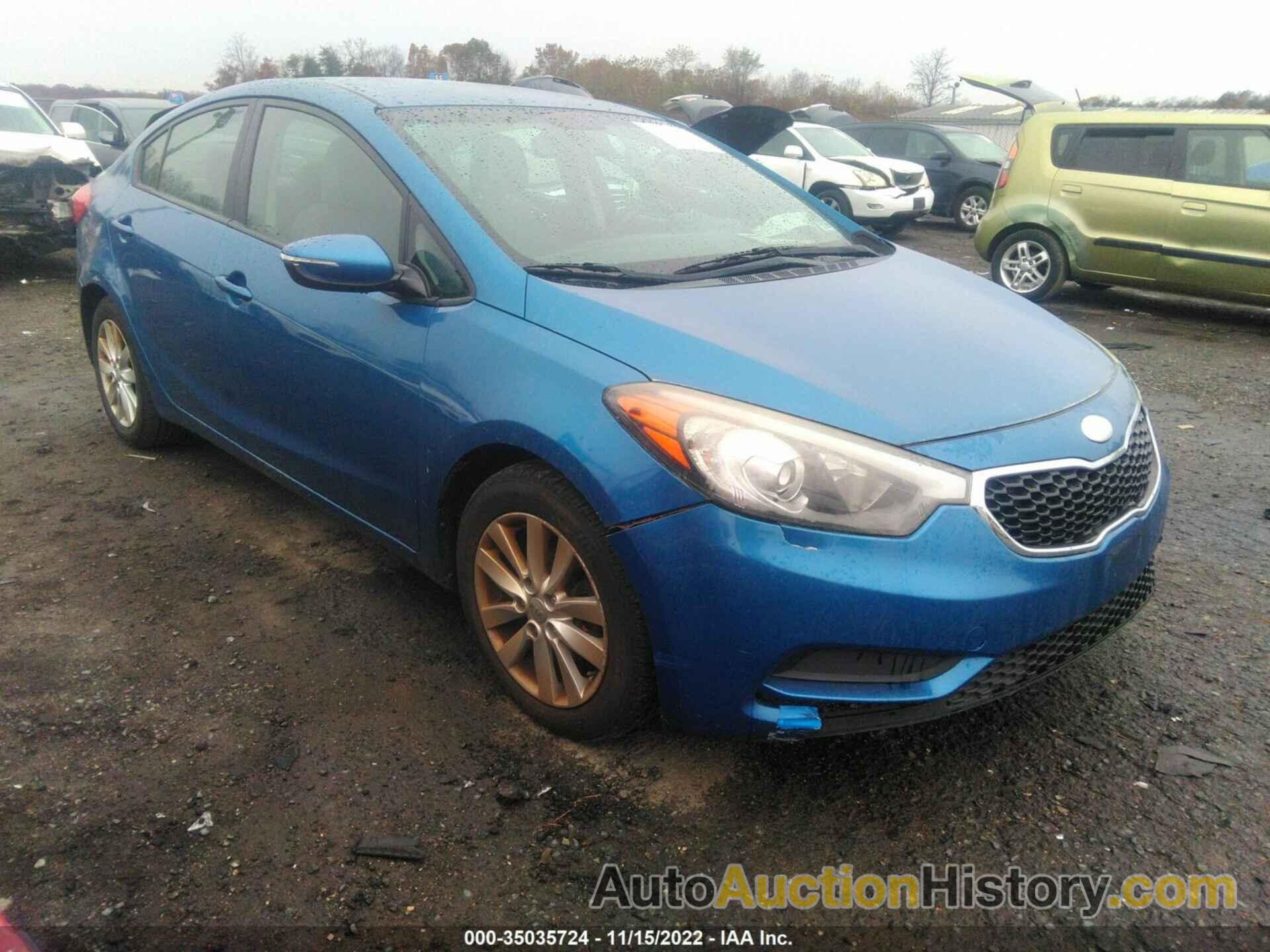 KIA FORTE LX, KNAFX4A6XE5097201