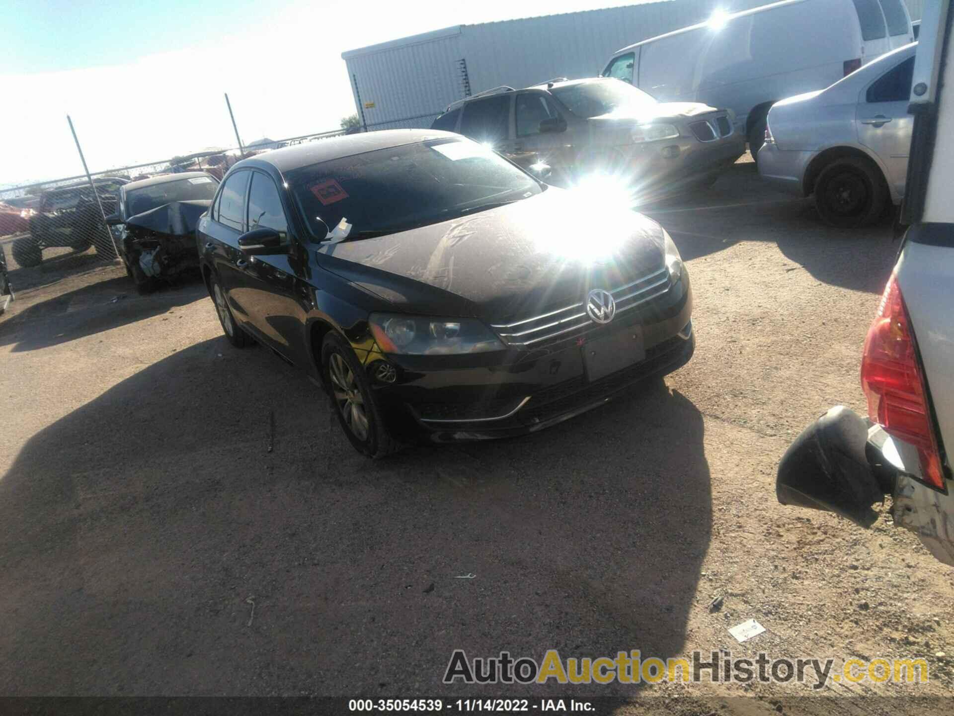 VOLKSWAGEN PASSAT S W/APPEARANCE, 1VWAP7A38DC126173