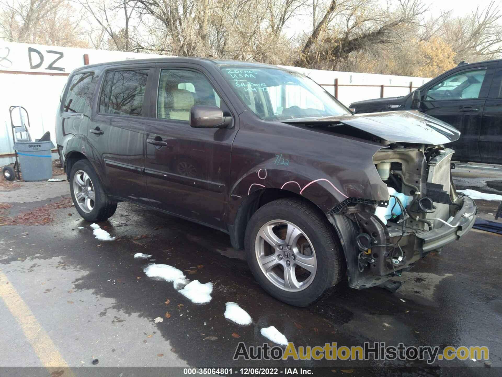 HONDA PILOT EX-L, 5FNYF3H53DB003453