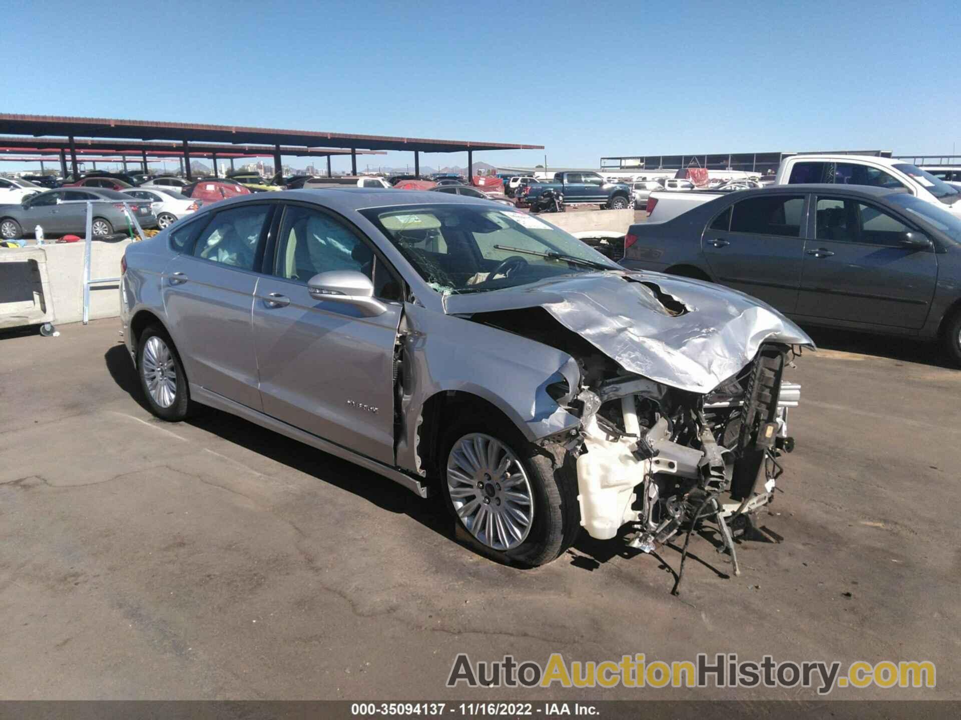 FORD FUSION SE HYBRID, 3FA6P0LU7DR108583