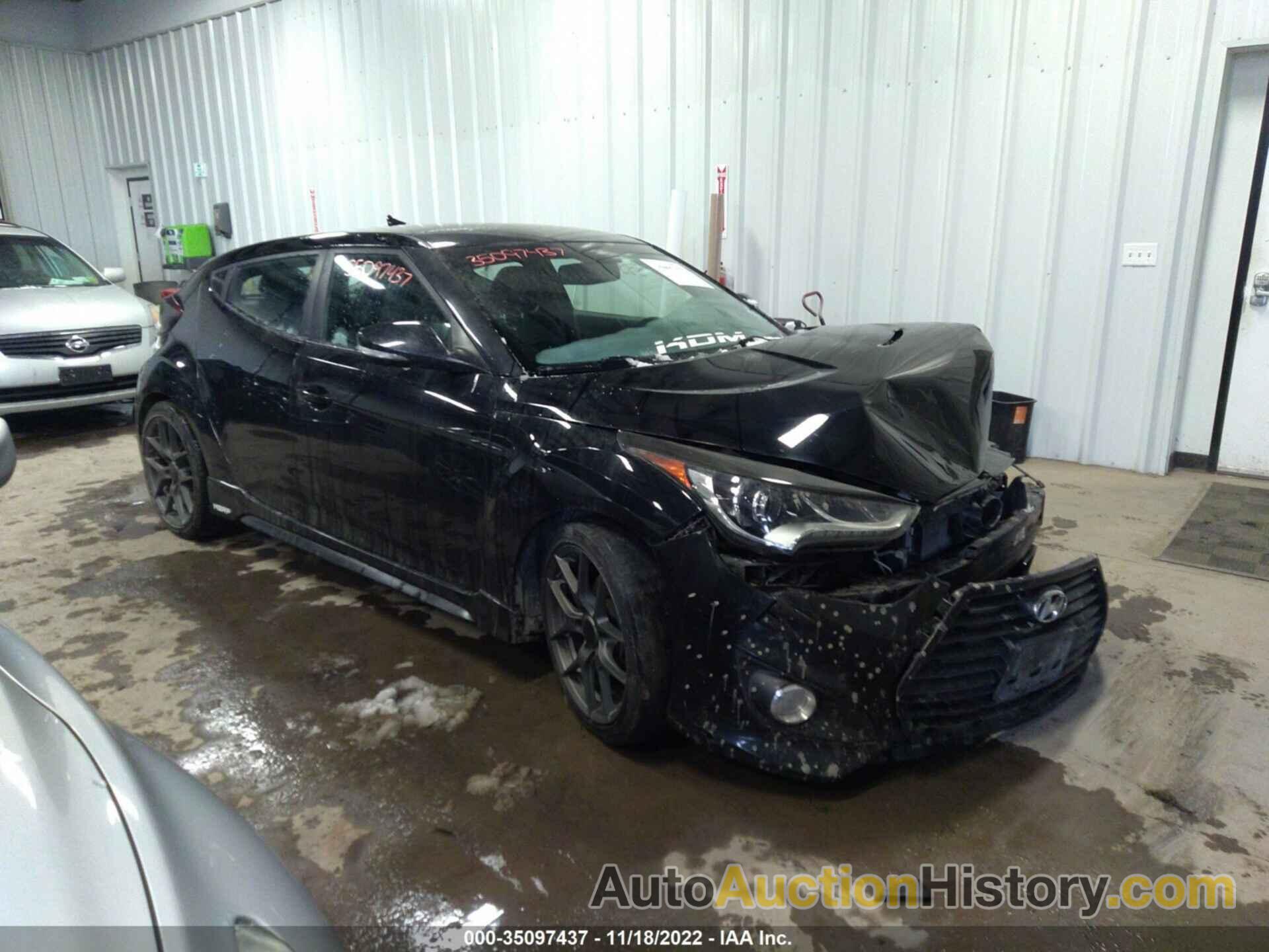 HYUNDAI VELOSTER TURBO, KMHTC6AE9FU229131